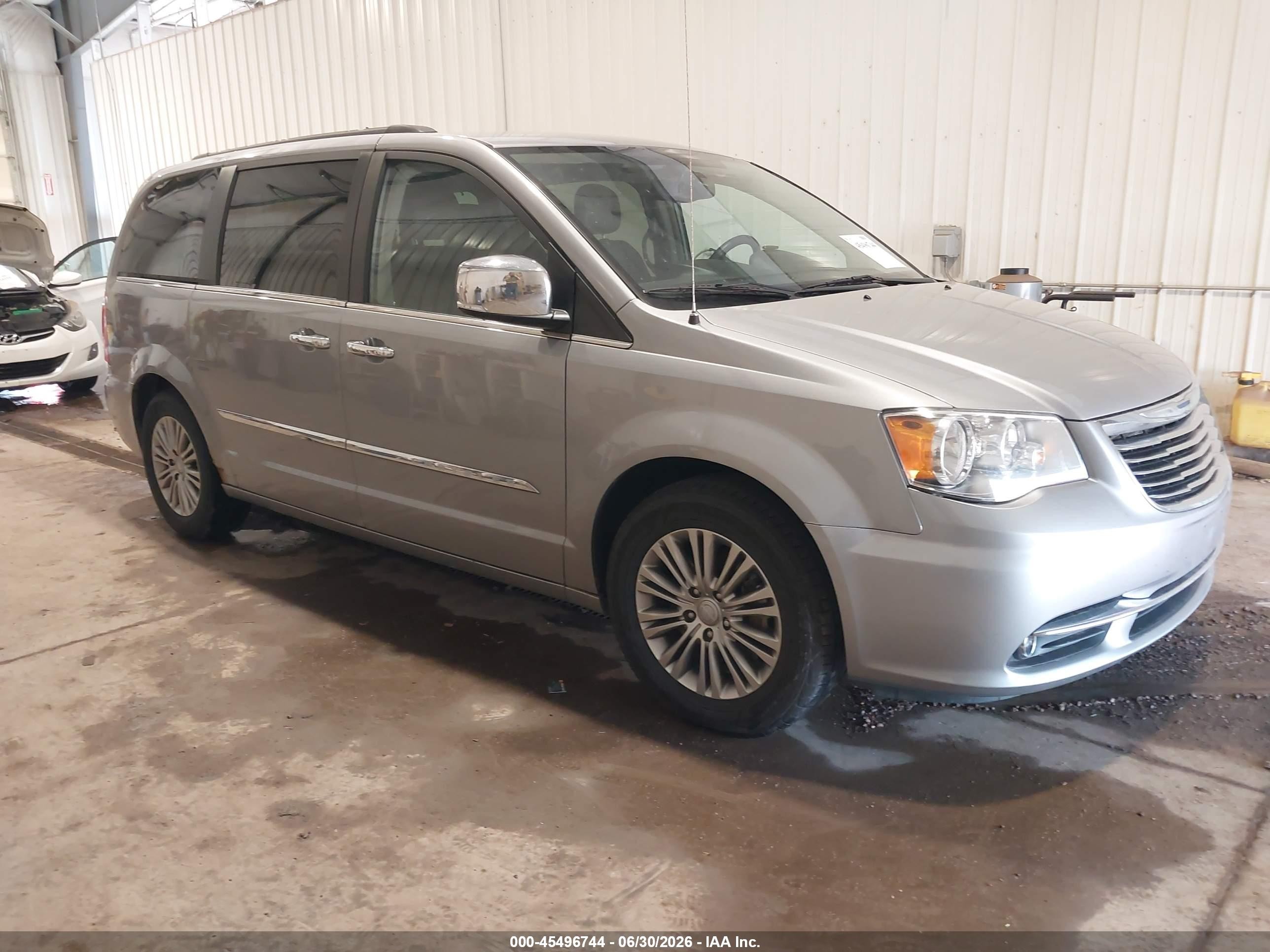 2014 Chrysler Town & Country Touring-l Gray vin: 2C4RC1CG5ER372248