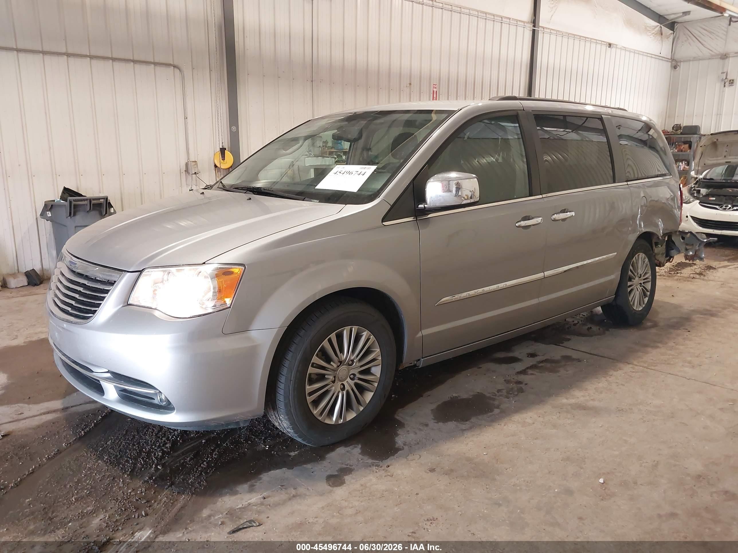 2014 Chrysler Town & Country Touring-l Gray vin: 2C4RC1CG5ER372248