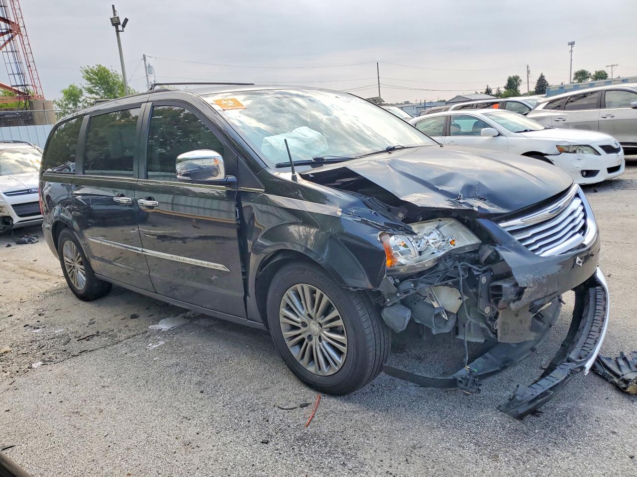 2014 Chrysler Town & Country Touring L Черный vin: 2C4RC1CG5ER409489