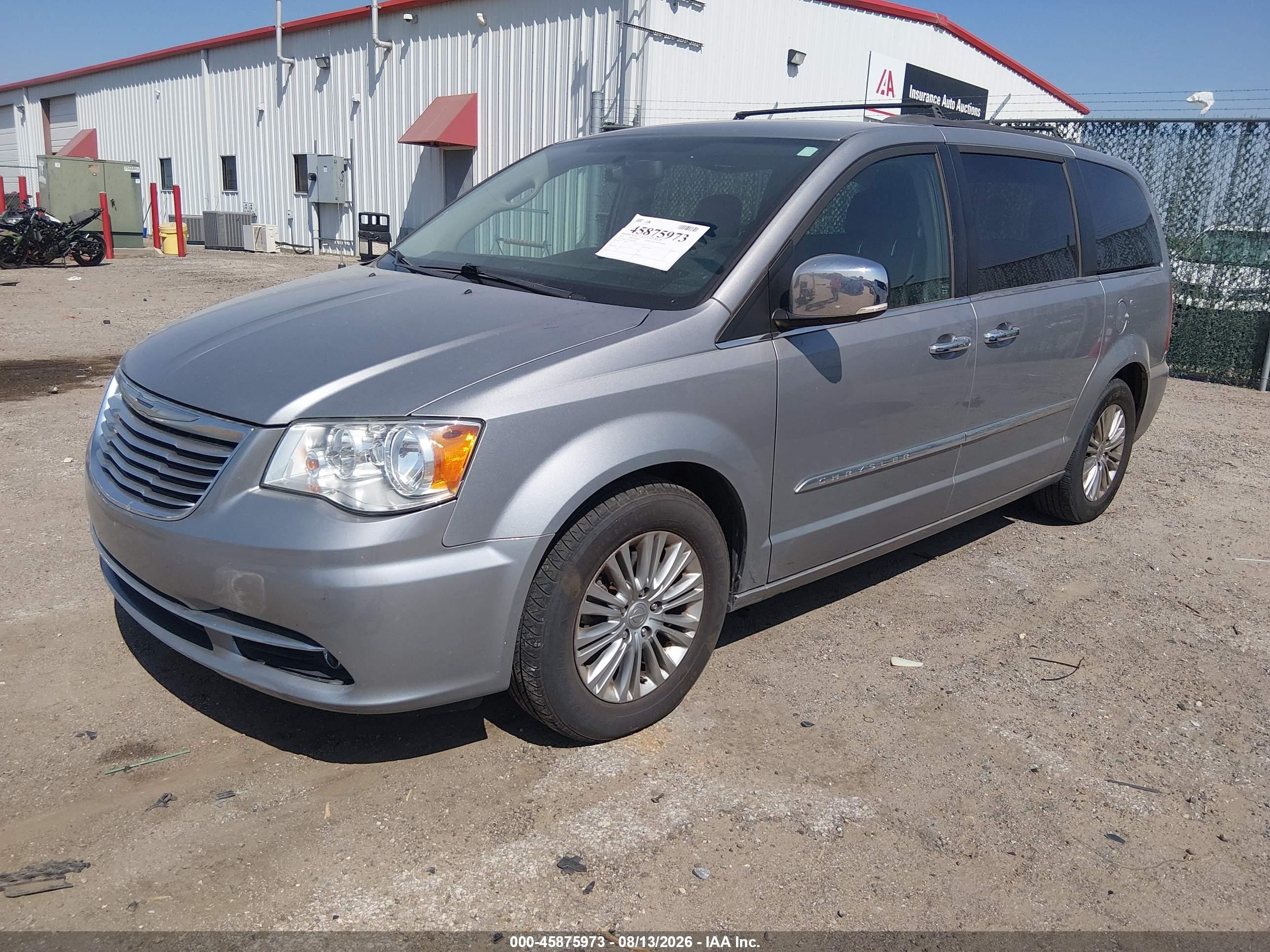 2015 Chrysler Town & Country Touring-l Серебряный vin: 2C4RC1CG5FR602808