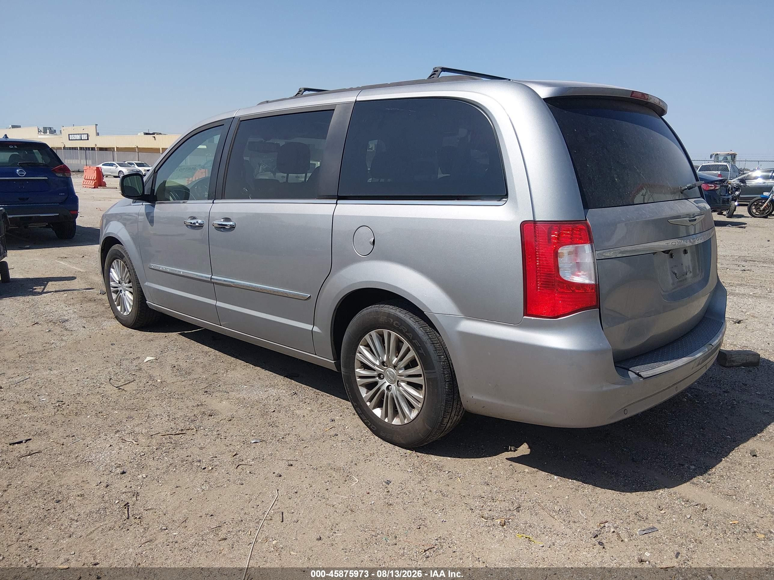 2015 Chrysler Town & Country Touring-l Серебряный vin: 2C4RC1CG5FR602808