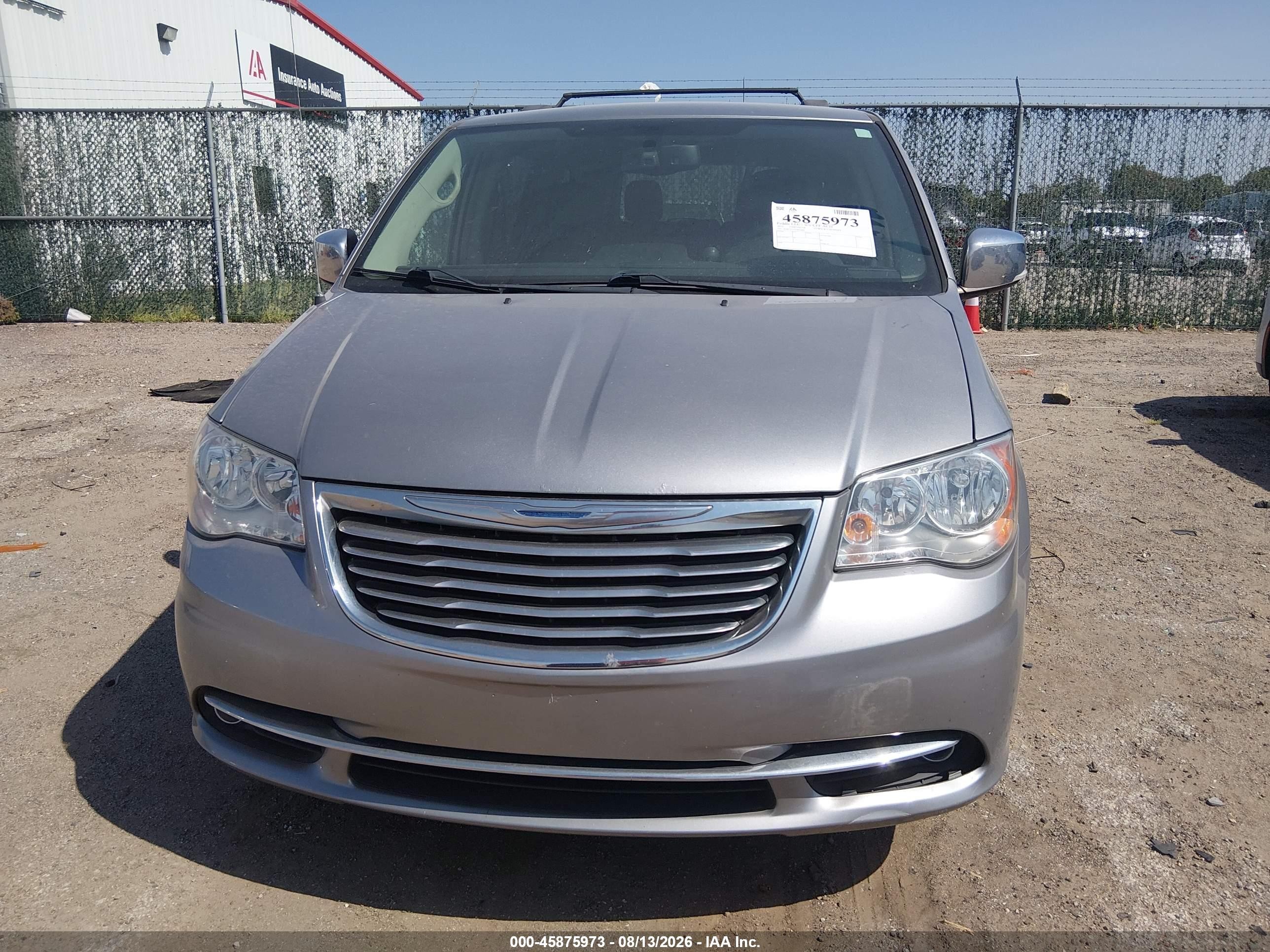 2015 Chrysler Town & Country Touring-l Серебряный vin: 2C4RC1CG5FR602808