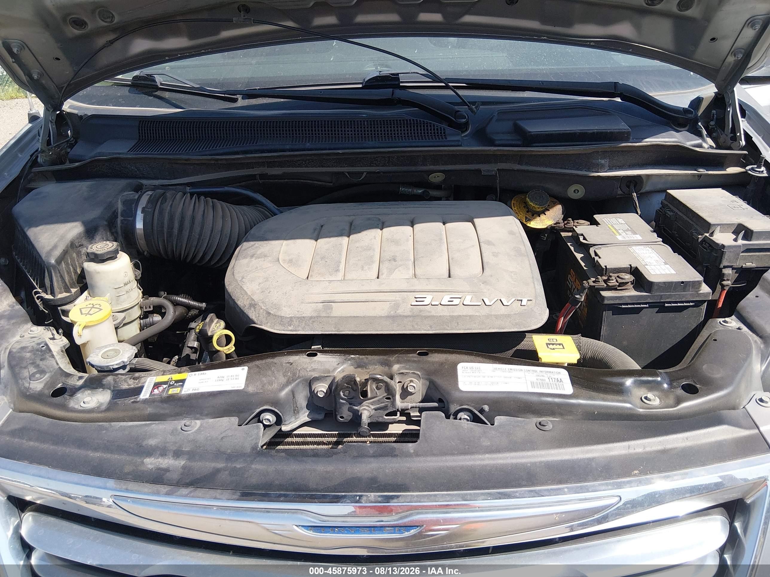 2015 Chrysler Town & Country Touring-l Серебряный vin: 2C4RC1CG5FR602808