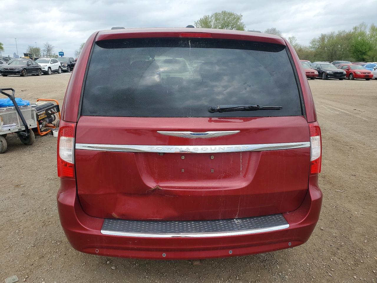 2012 Chrysler Town & Country Touring L Maroon vin: 2C4RC1CG6CR170855