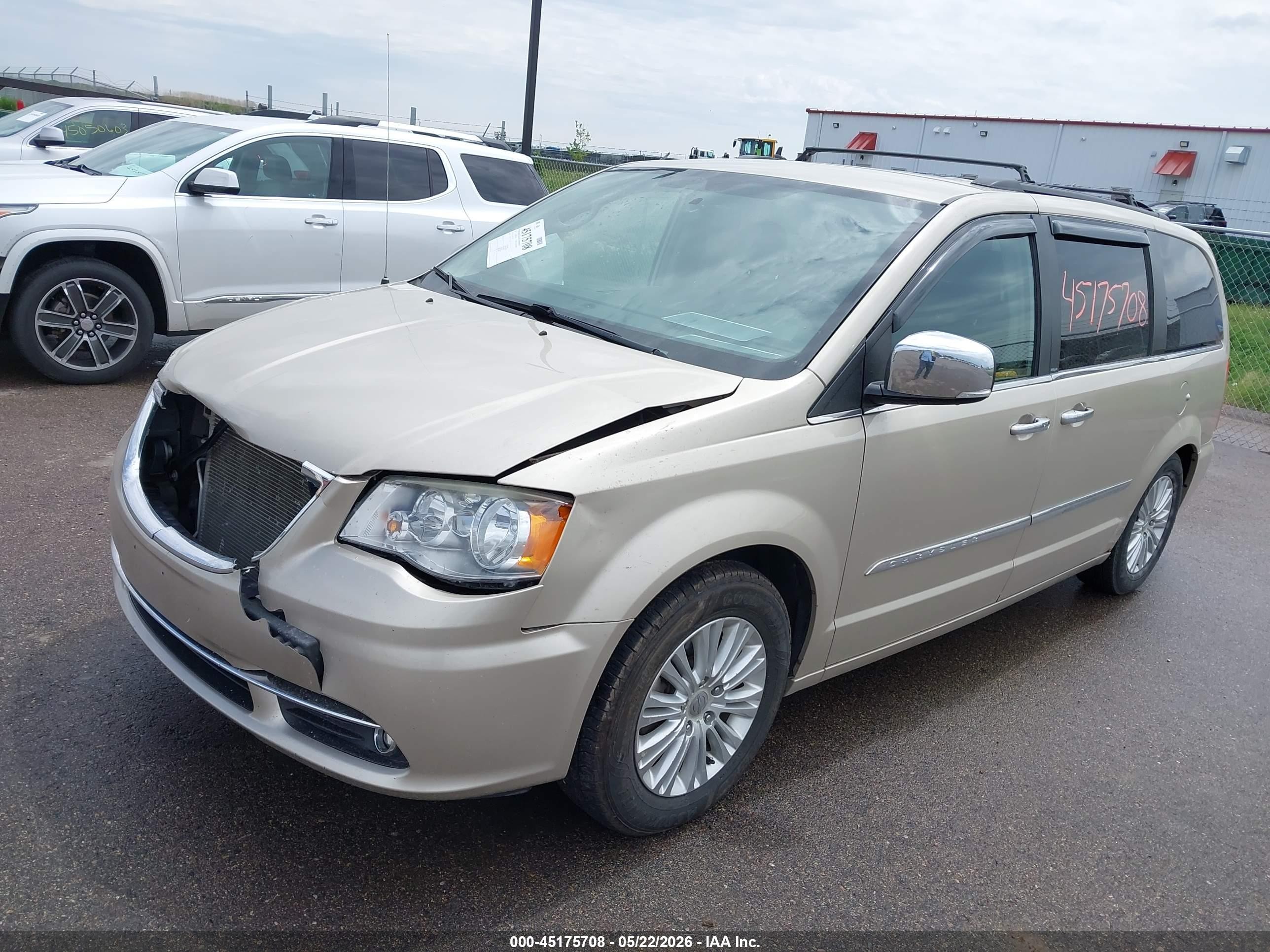 2013 Chrysler Town & Country Touring-l Gold vin: 2C4RC1CG6DR510524