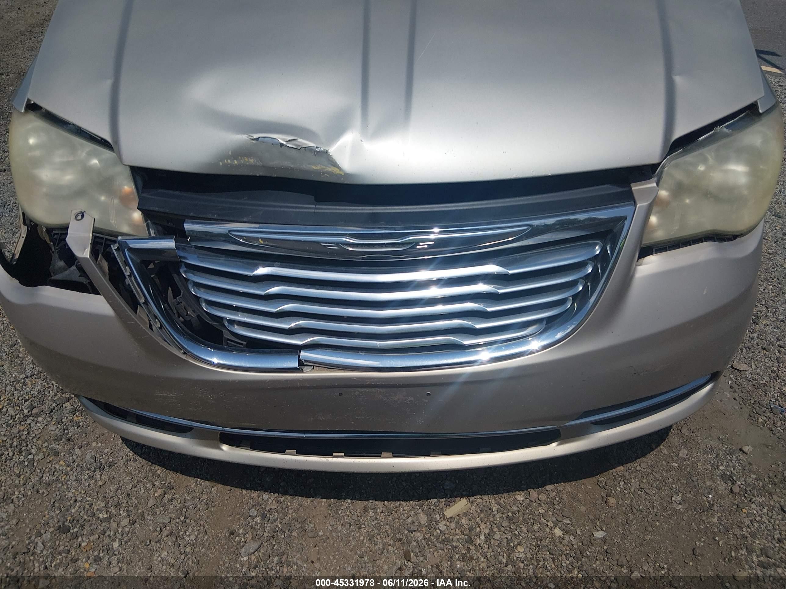 2013 Chrysler Town & Country Touring-l Tan vin: 2C4RC1CG6DR534581
