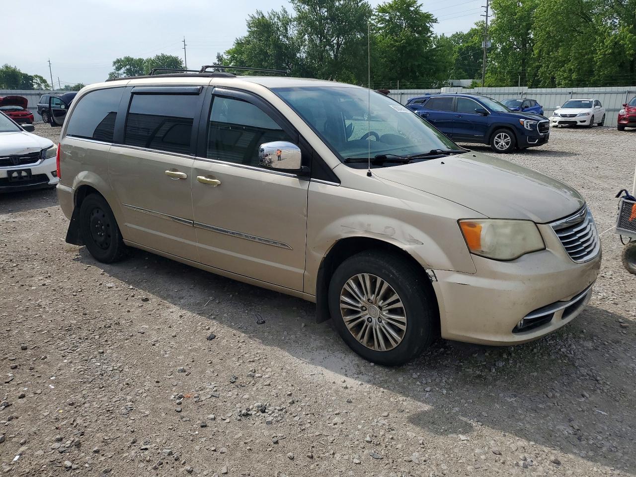 2013 Chrysler Town & Country Touring L Tan vin: 2C4RC1CG6DR537691