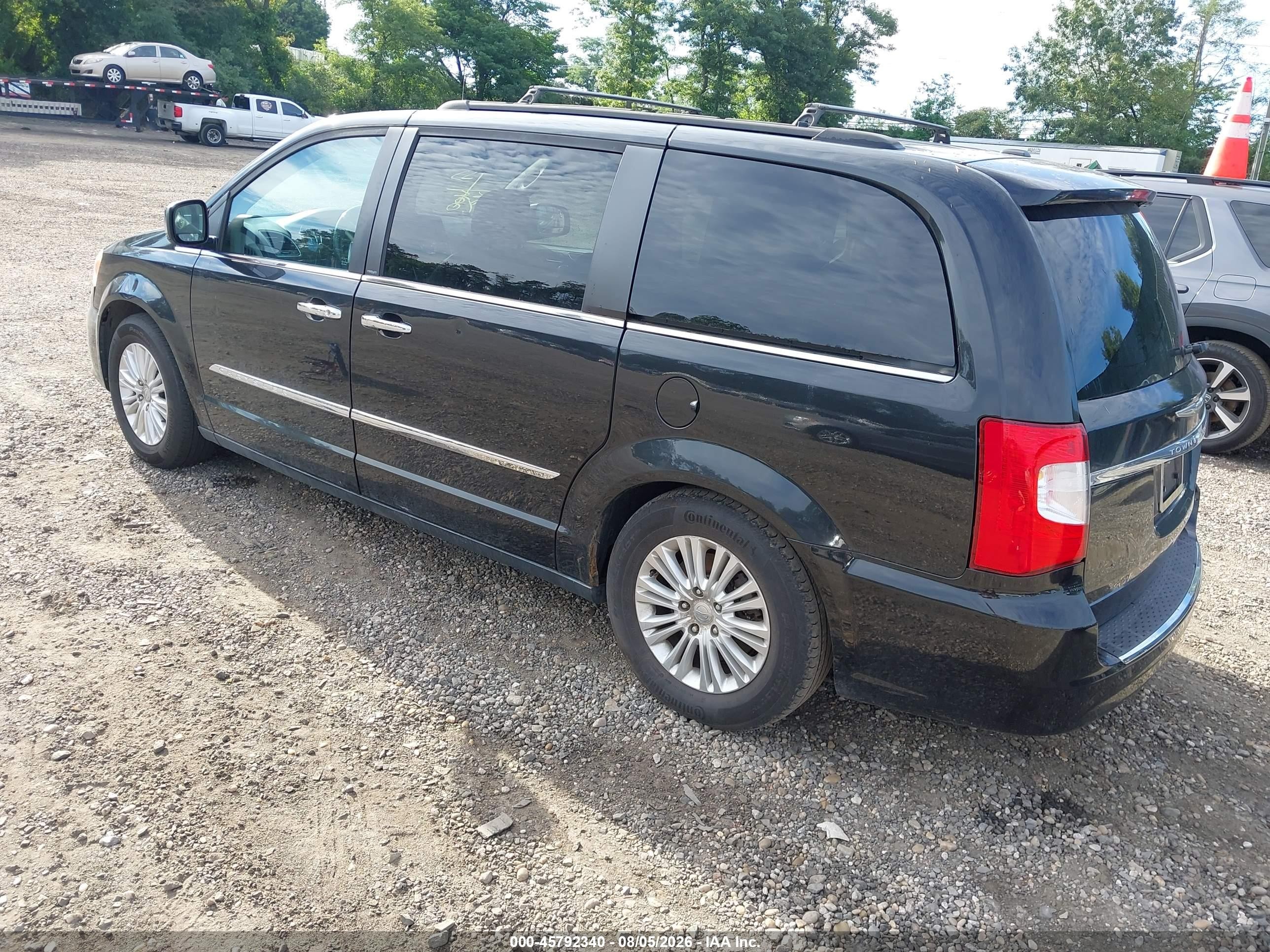 2013 Chrysler Town & Country Touring-l Gray vin: 2C4RC1CG6DR590021