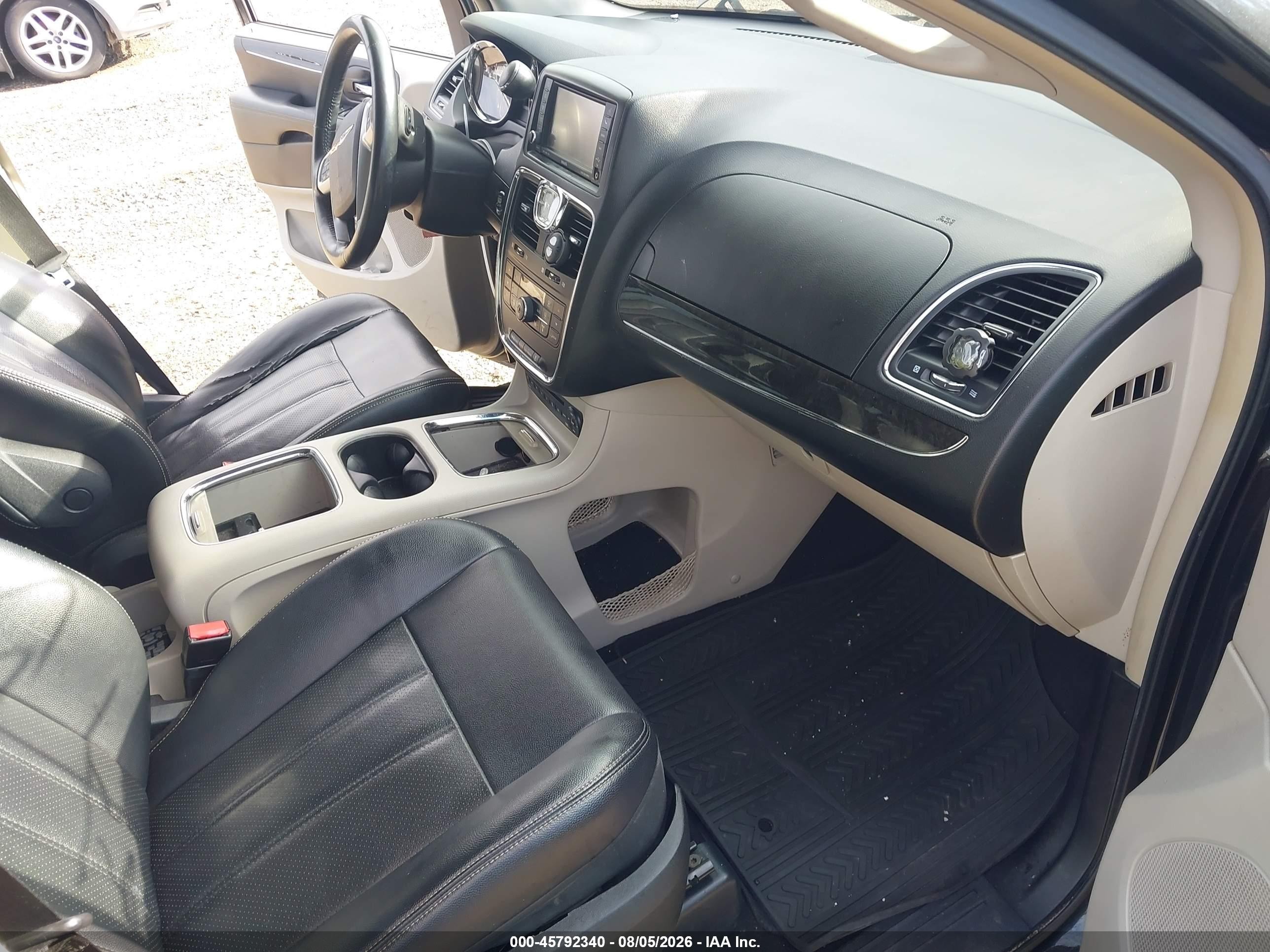 2013 Chrysler Town & Country Touring-l Gray vin: 2C4RC1CG6DR590021
