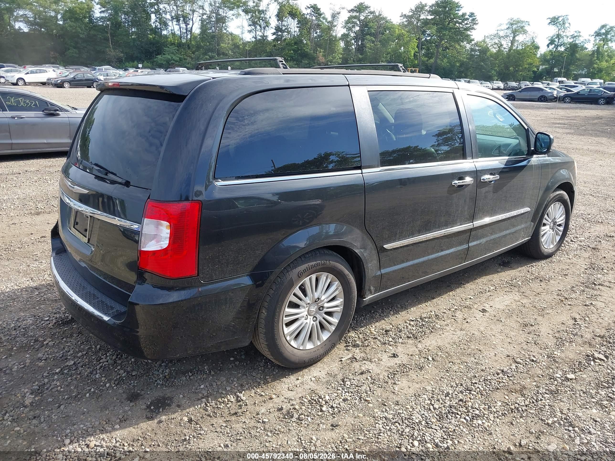 2013 Chrysler Town & Country Touring-l Gray vin: 2C4RC1CG6DR590021