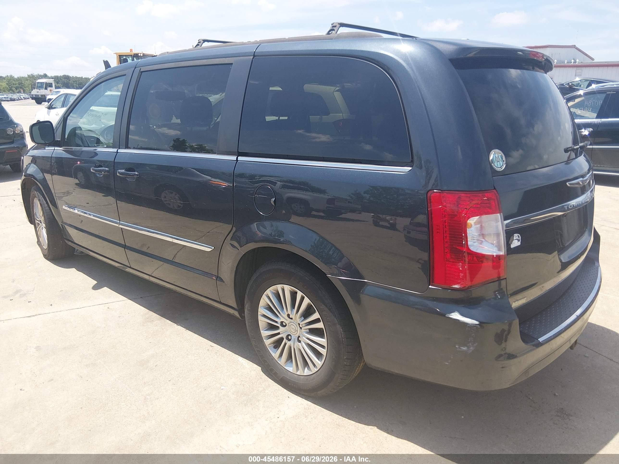 2013 Chrysler Town & Country Touring-l Black vin: 2C4RC1CG6DR594165