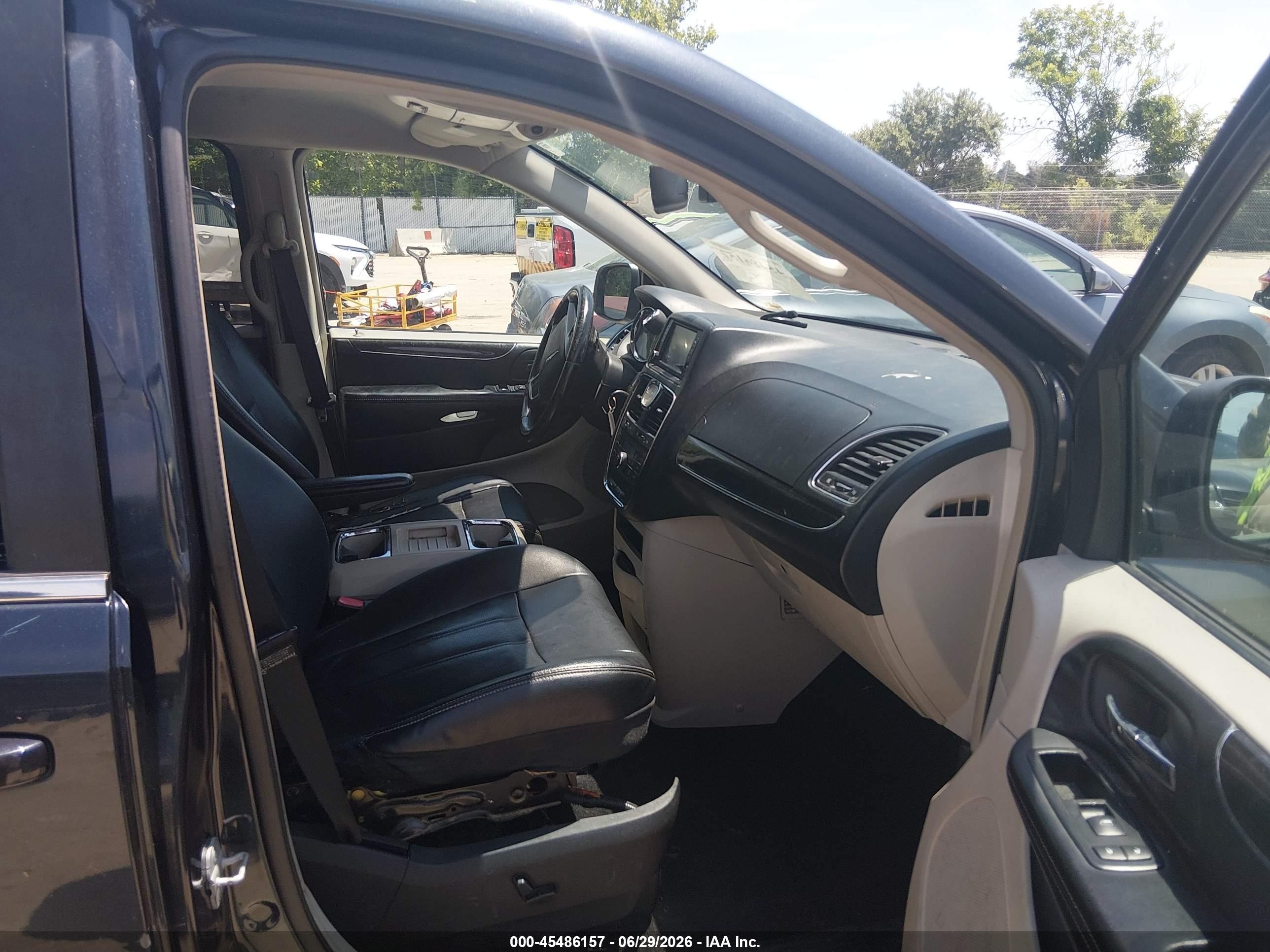 2013 Chrysler Town & Country Touring-l Black vin: 2C4RC1CG6DR594165