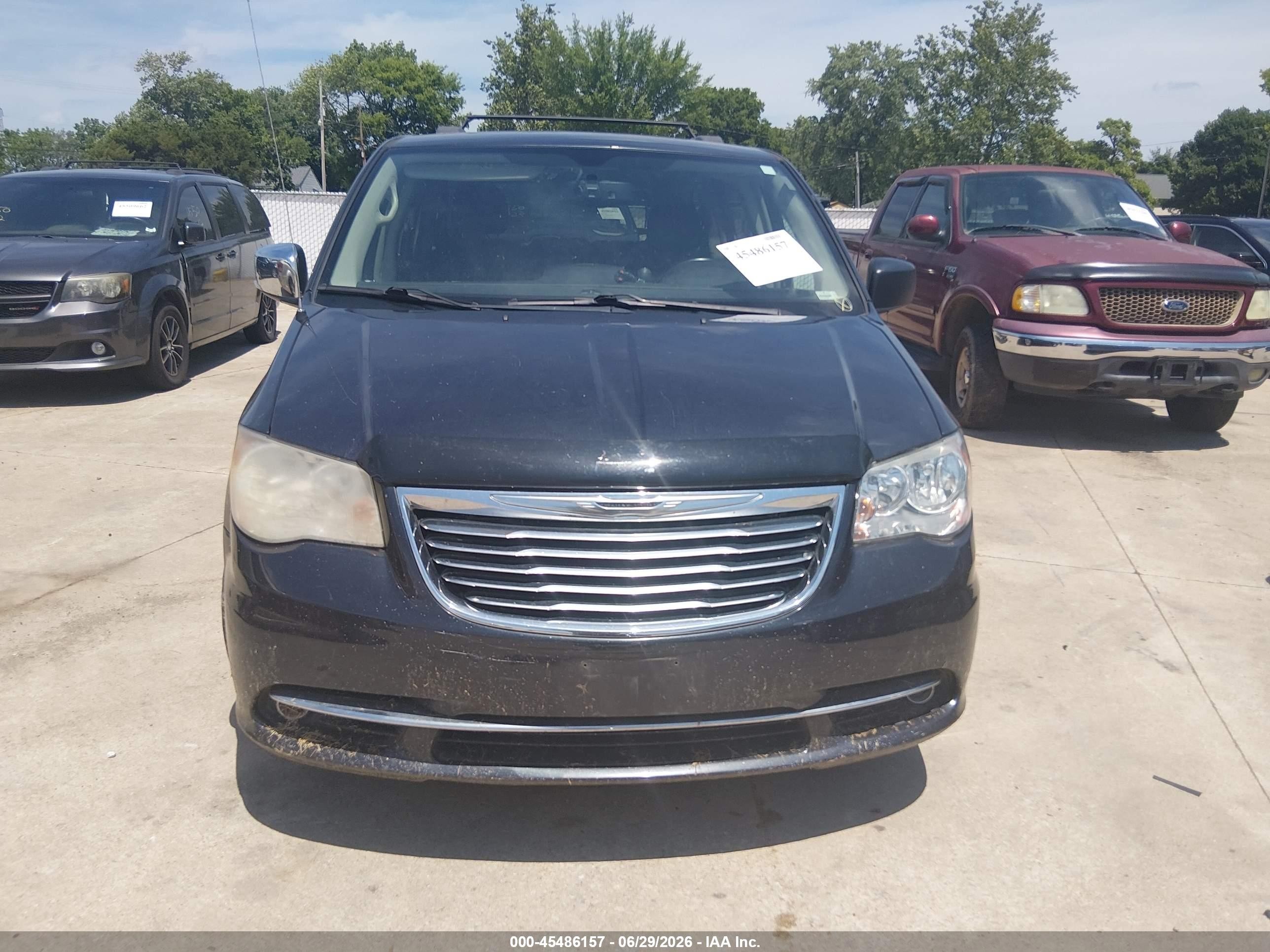 2013 Chrysler Town & Country Touring-l Black vin: 2C4RC1CG6DR594165