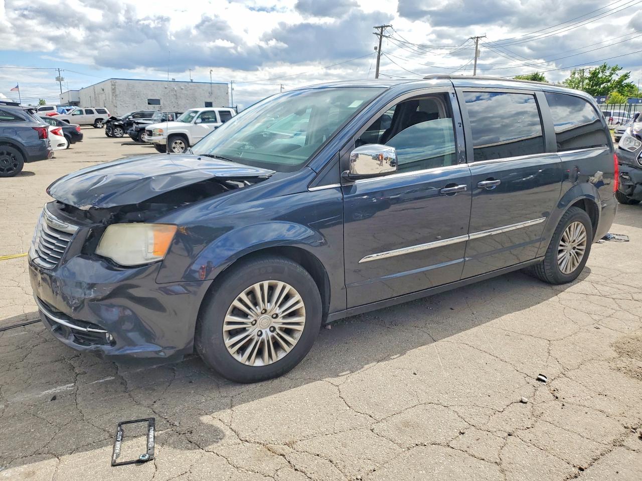 2013 Chrysler Town & Country Touring L Угольный vin: 2C4RC1CG6DR664263