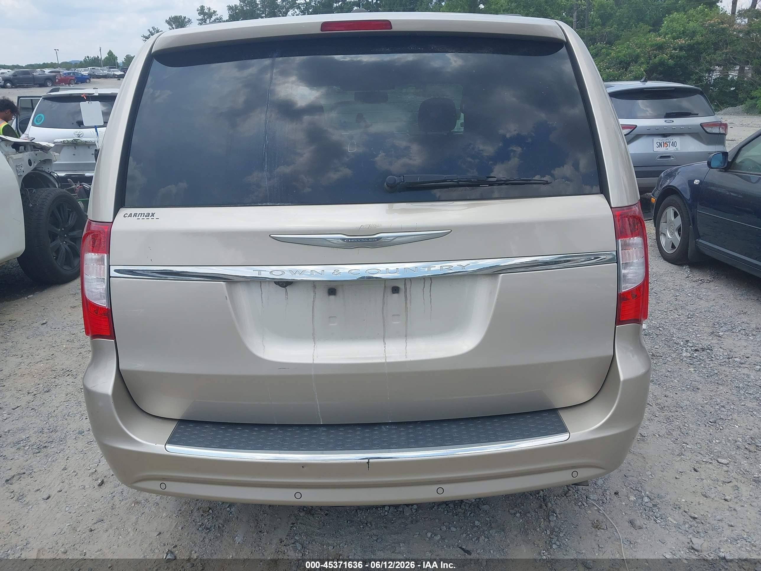 2013 Chrysler Town & Country Touring-l Gold vin: 2C4RC1CG6DR712232