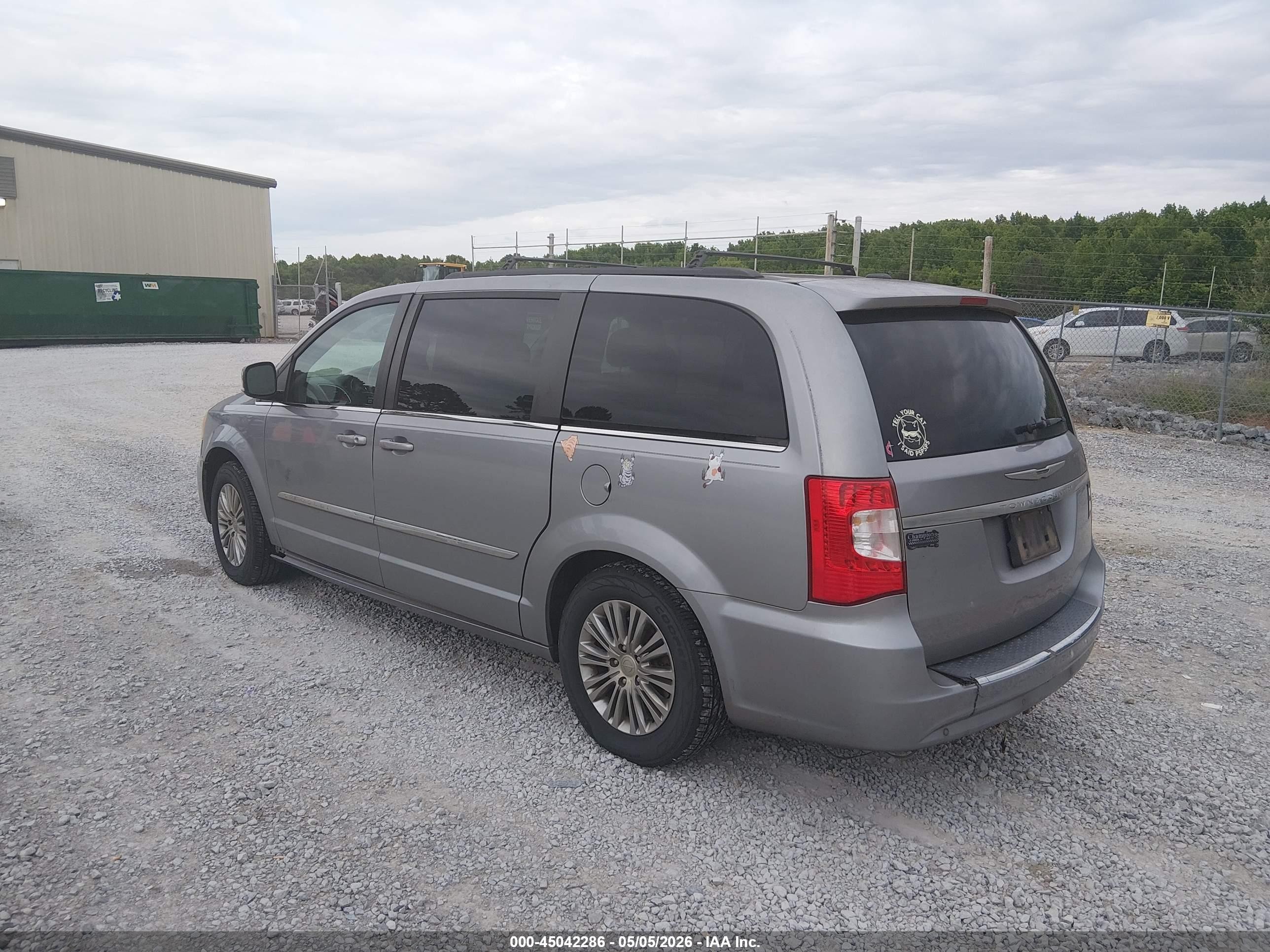2013 Chrysler Town & Country Touring-l Silver vin: 2C4RC1CG6DR753301