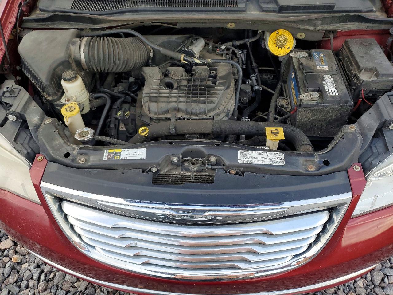 2013 Chrysler Town & Country Touring L Red vin: 2C4RC1CG6DR808748