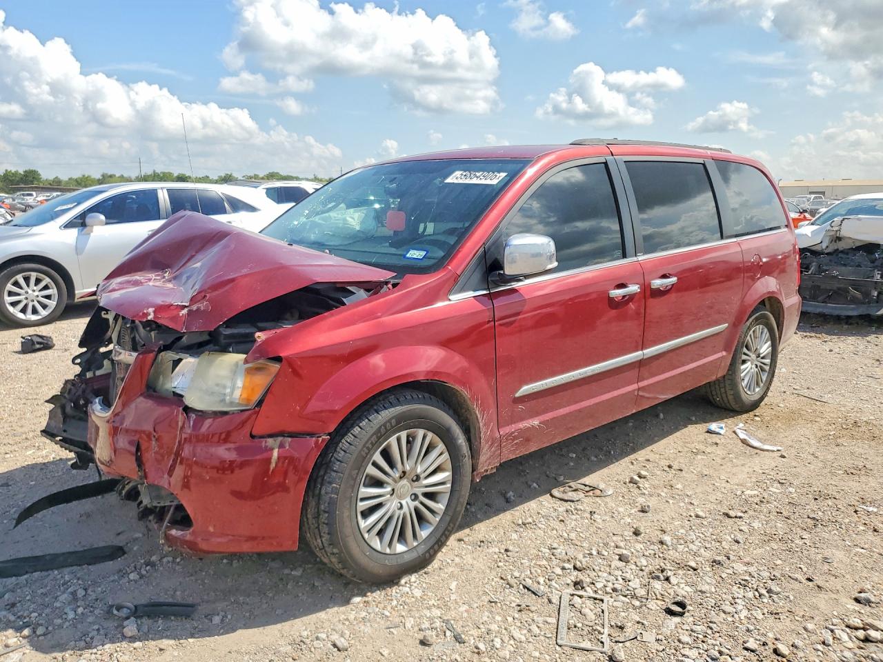 2014 Chrysler Town & Country Touring L Red vin: 2C4RC1CG6ER108813