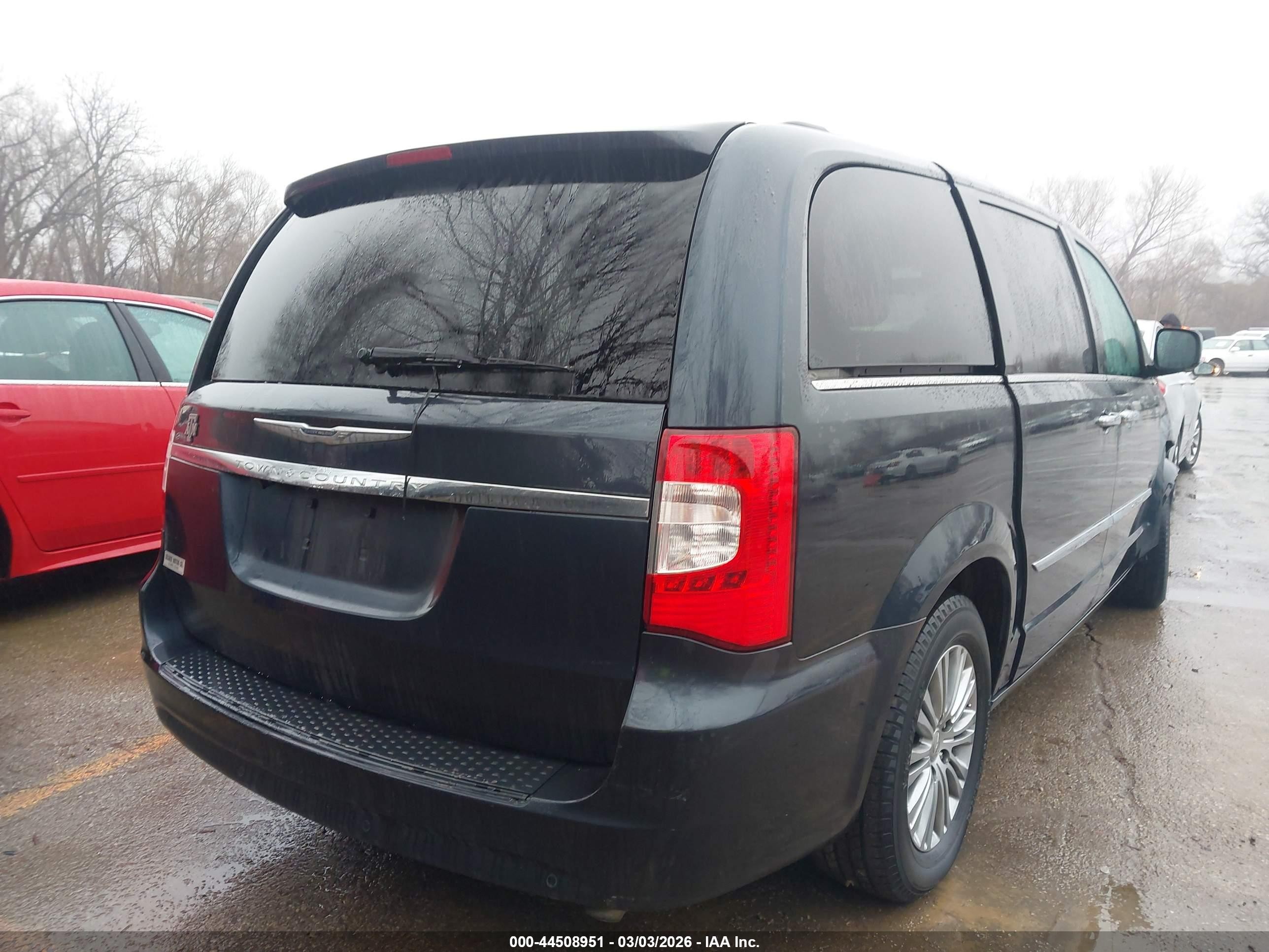 2014 Chrysler Town & Country Touring-l Dark Blue vin: 2C4RC1CG6ER116099