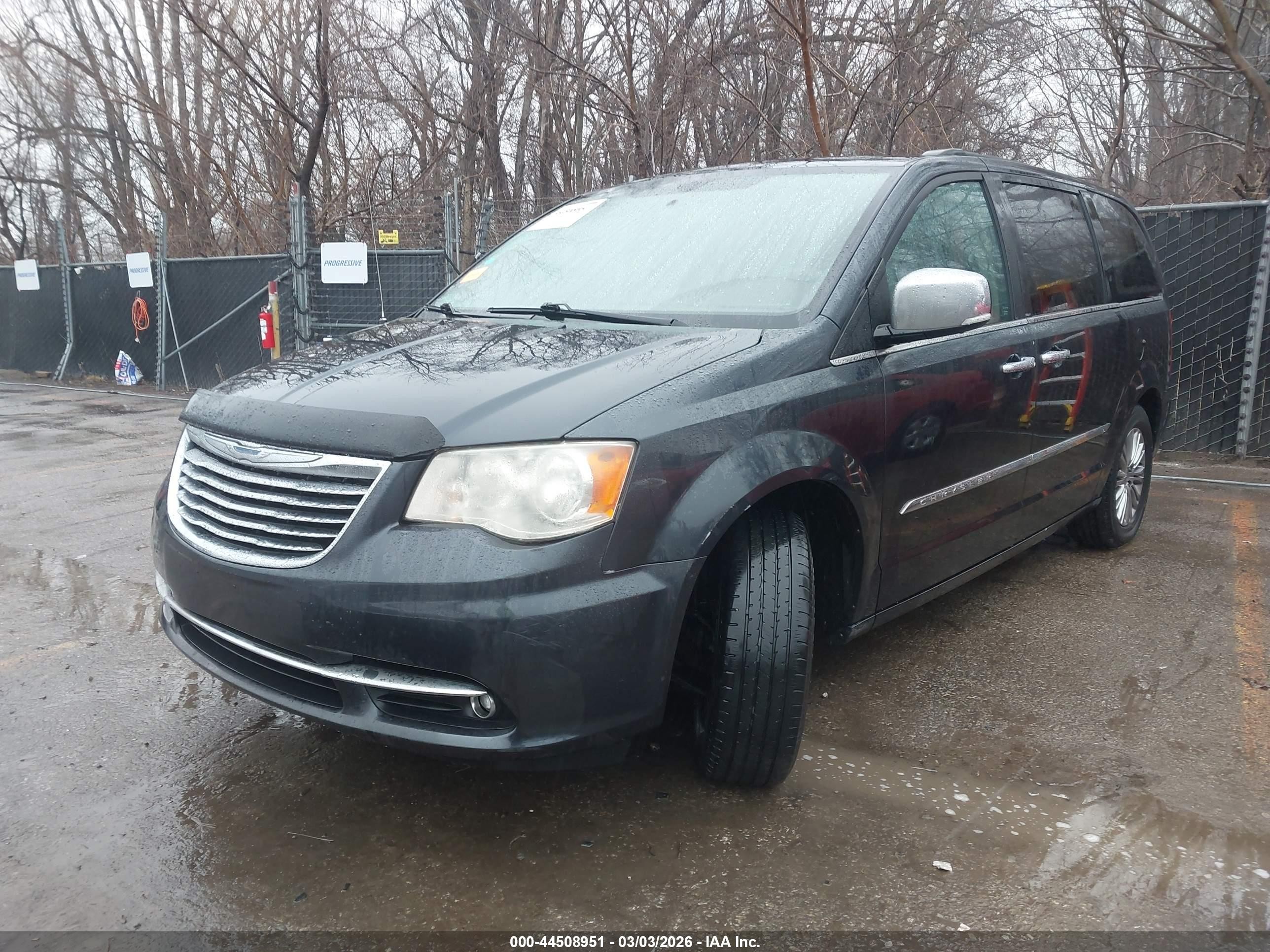 2014 Chrysler Town & Country Touring-l Dark Blue vin: 2C4RC1CG6ER116099