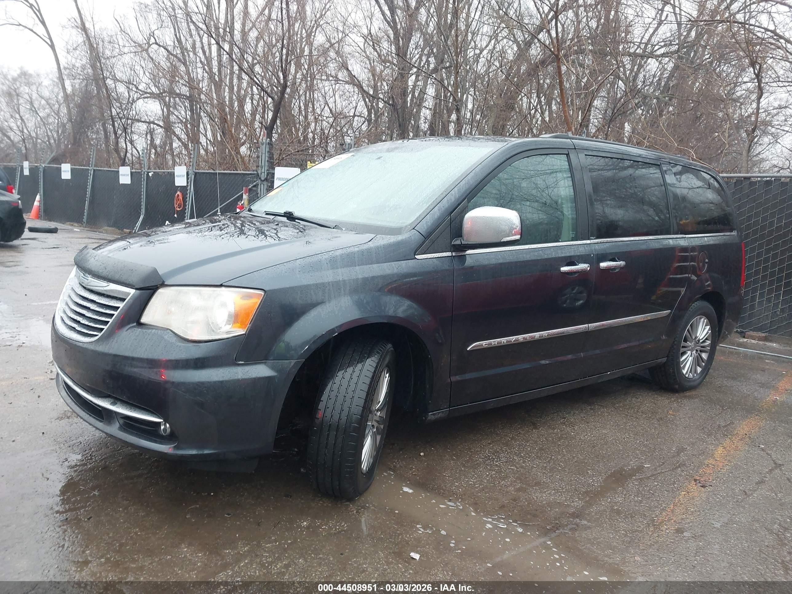 2014 Chrysler Town & Country Touring-l Dark Blue vin: 2C4RC1CG6ER116099