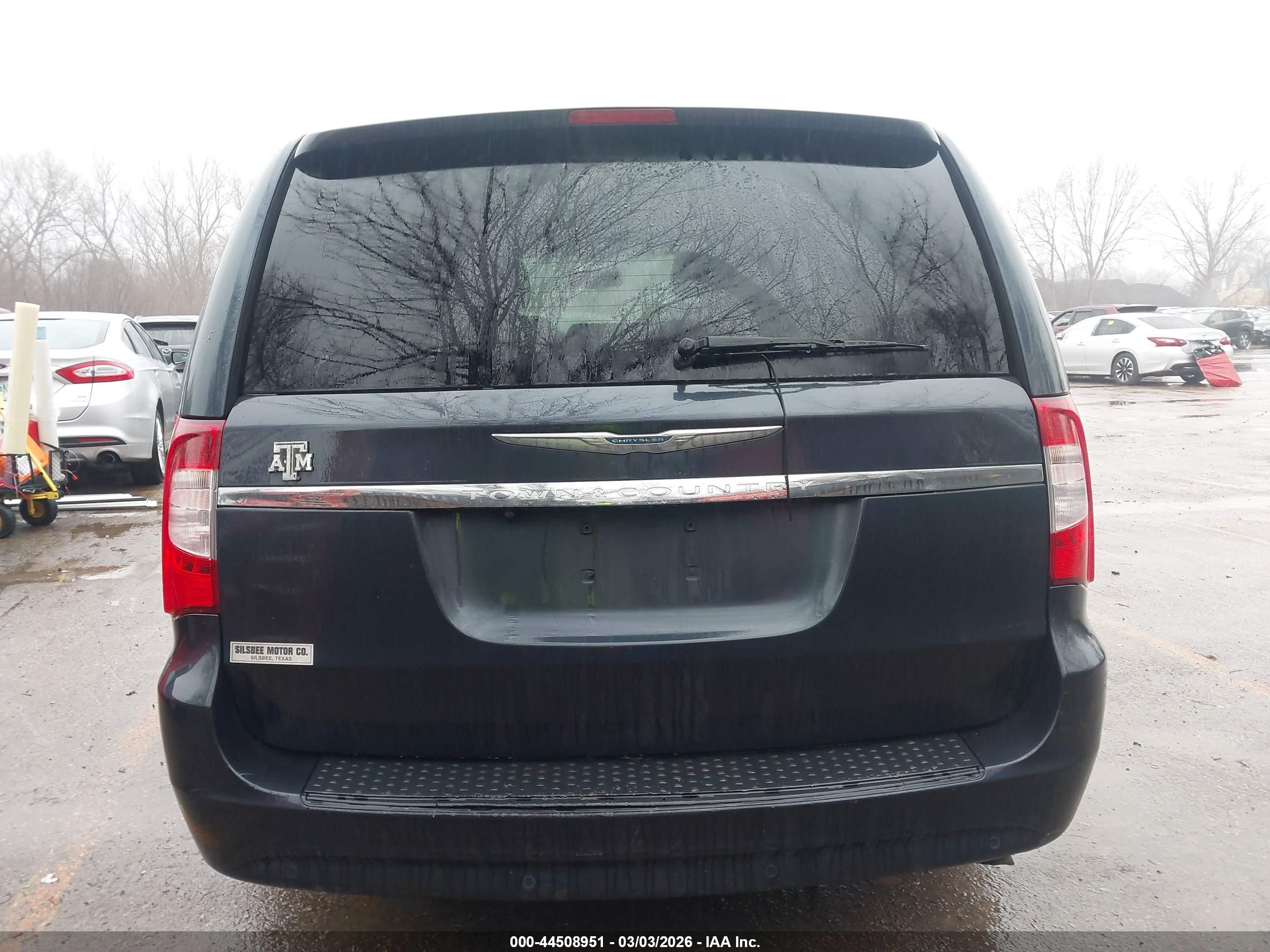 2014 Chrysler Town & Country Touring-l Dark Blue vin: 2C4RC1CG6ER116099
