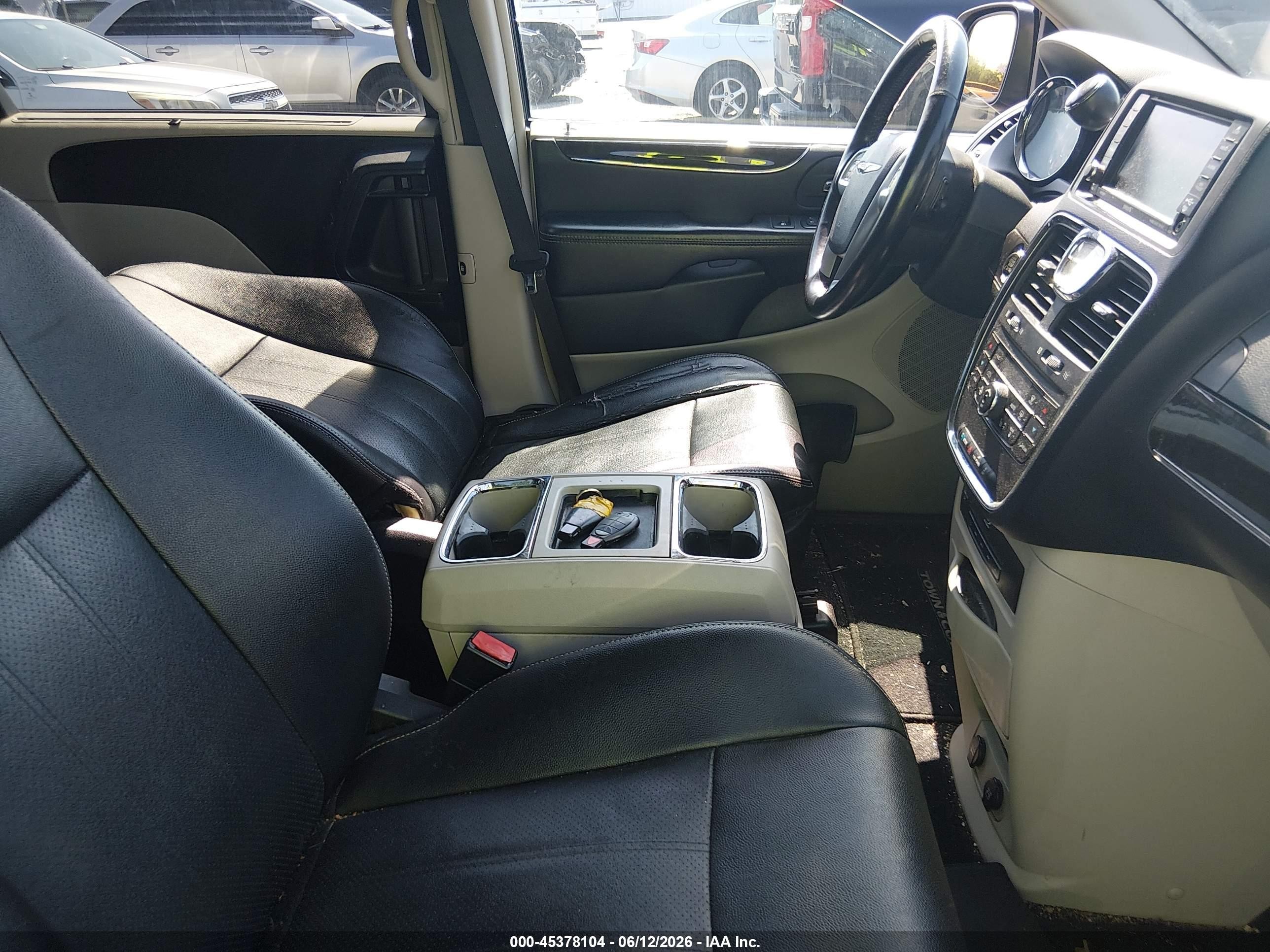 2014 Chrysler Town & Country Touring-l Blue vin: 2C4RC1CG6ER172334