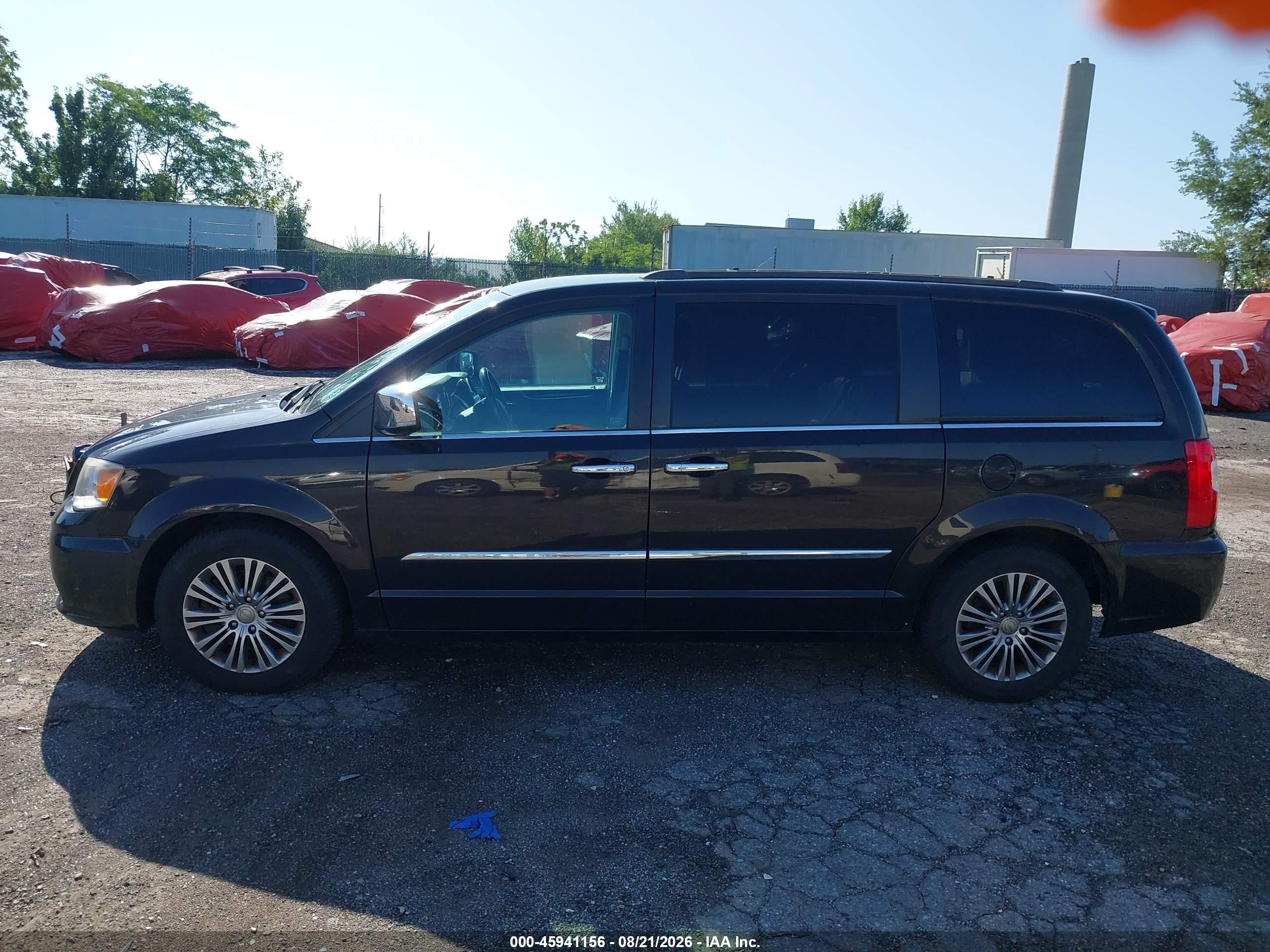 2014 Chrysler Town & Country Touring-l Black vin: 2C4RC1CG6ER303892