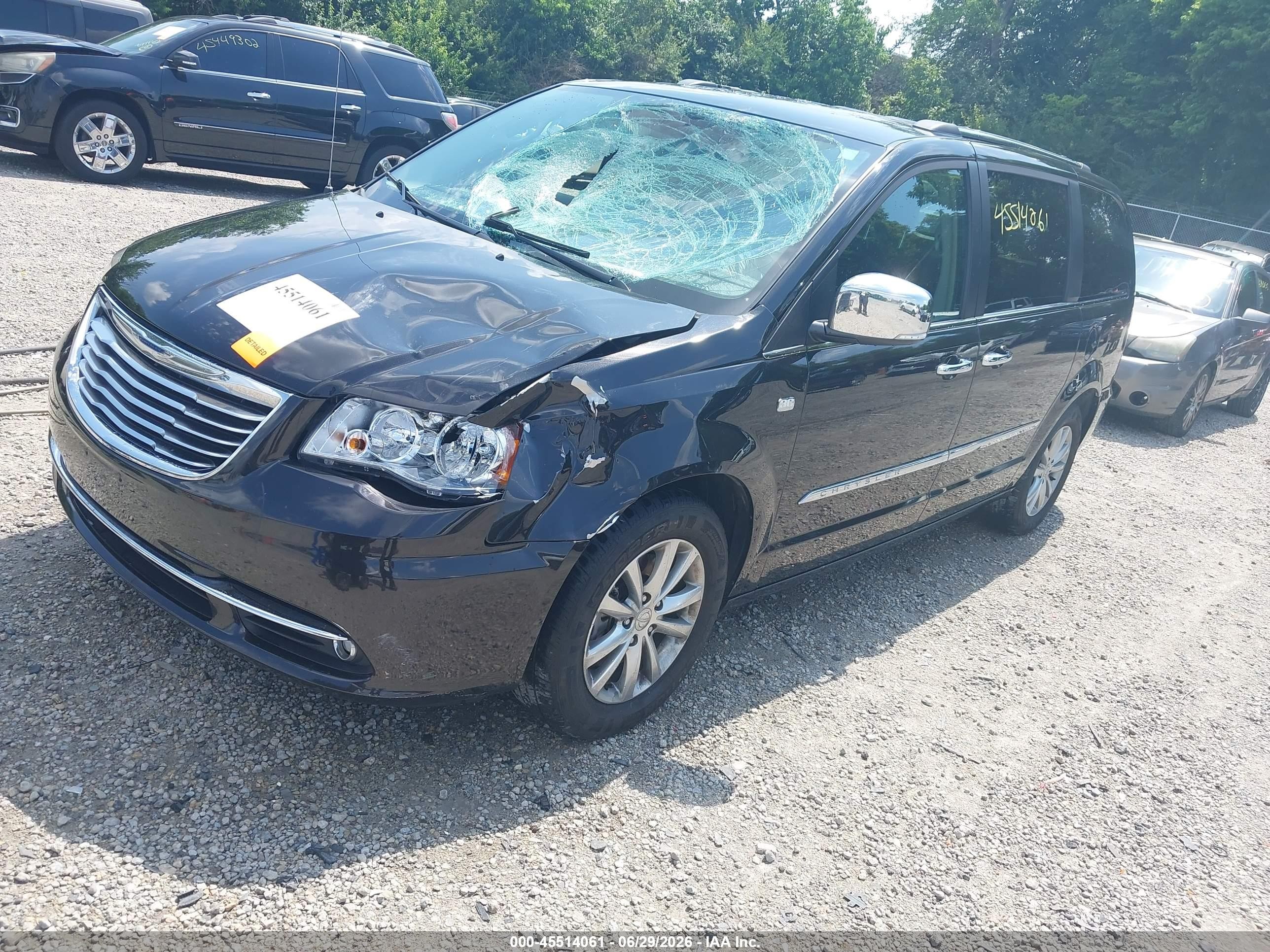 2014 Chrysler Town & Country Touring-l 30th Anniversary Black vin: 2C4RC1CG6ER417858