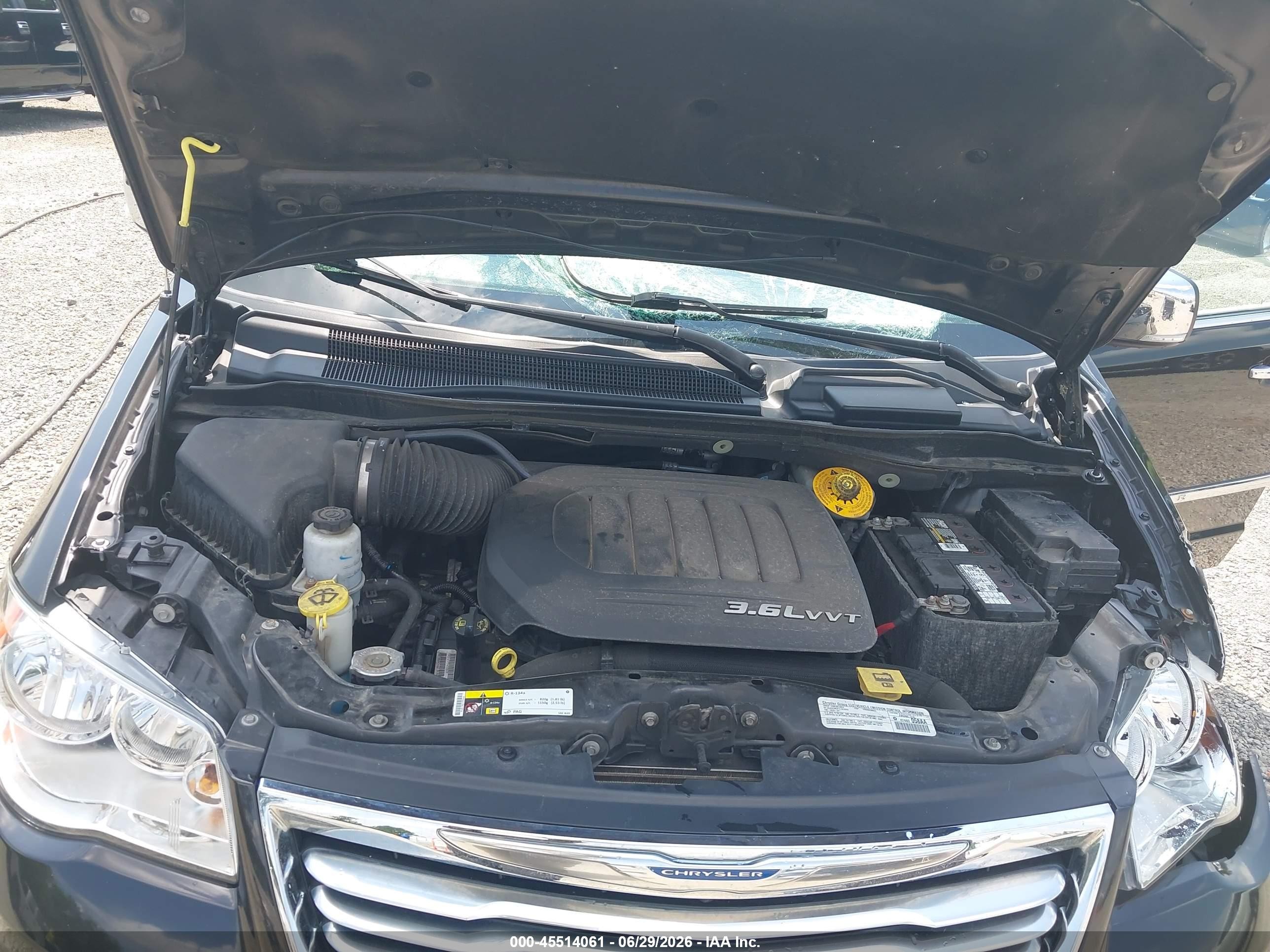 2014 Chrysler Town & Country Touring-l 30th Anniversary Black vin: 2C4RC1CG6ER417858