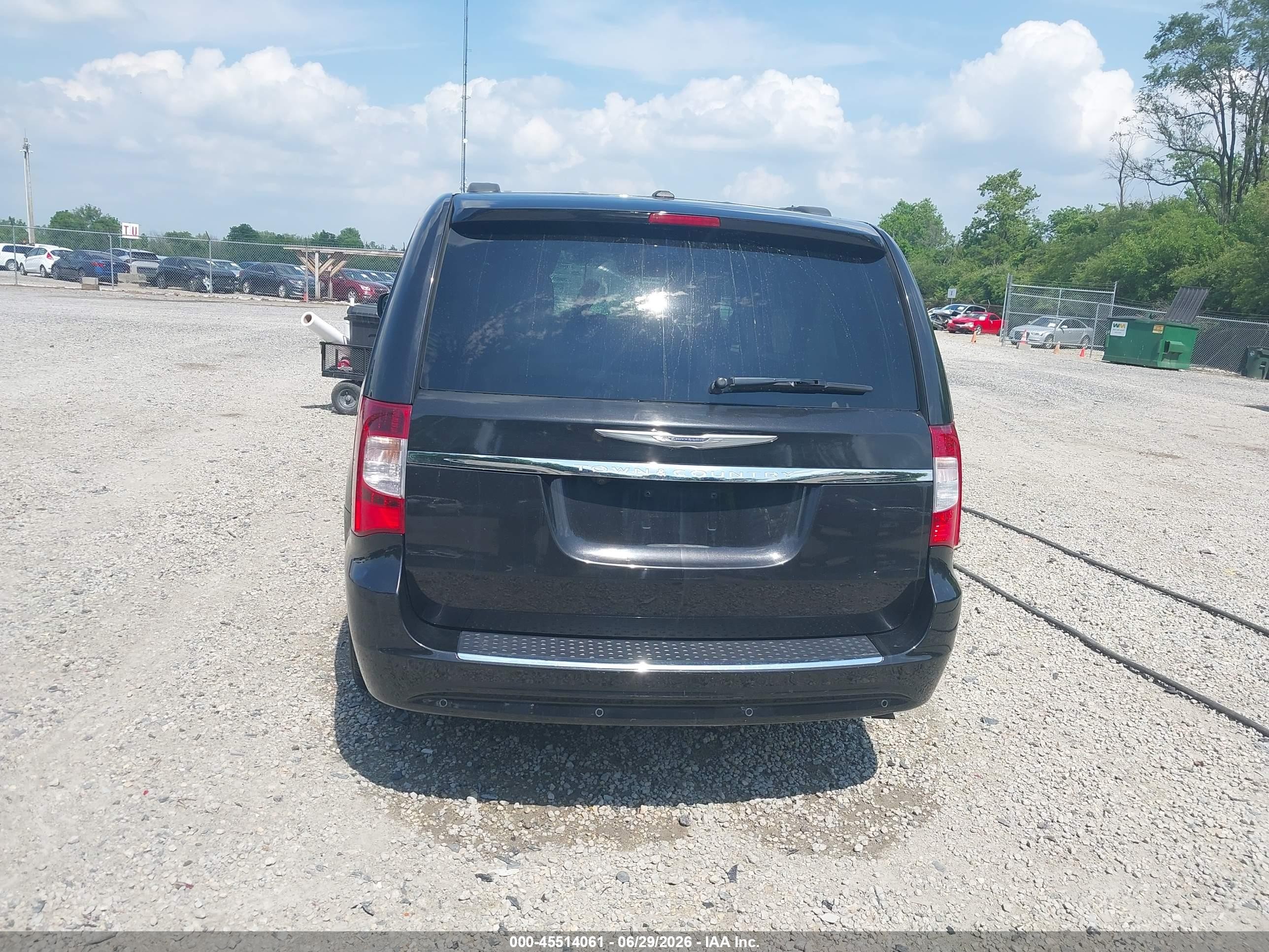 2014 Chrysler Town & Country Touring-l 30th Anniversary Black vin: 2C4RC1CG6ER417858