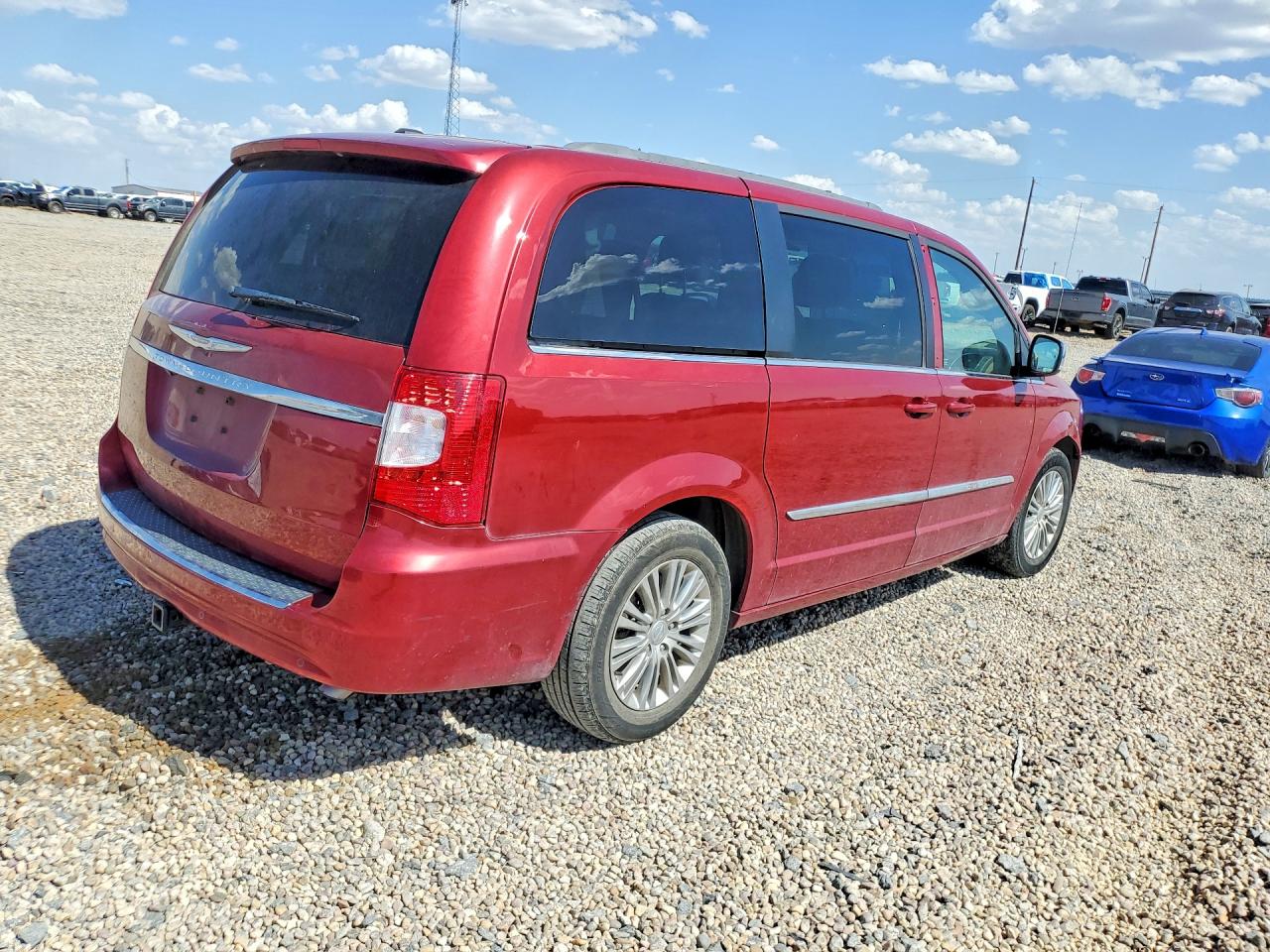 2014 Chrysler Town & Country Touring L Maroon vin: 2C4RC1CG6ER461651