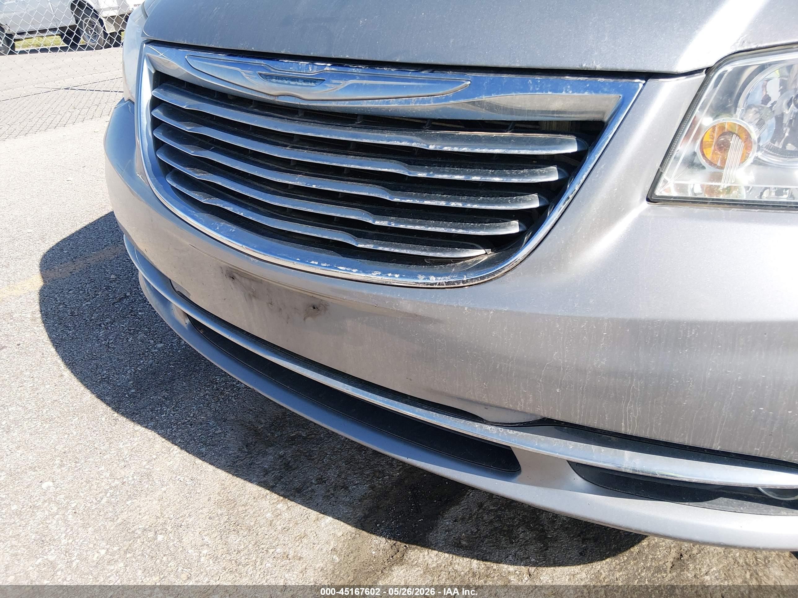 2015 Chrysler Town & Country Touring-l Silver vin: 2C4RC1CG6FR602770