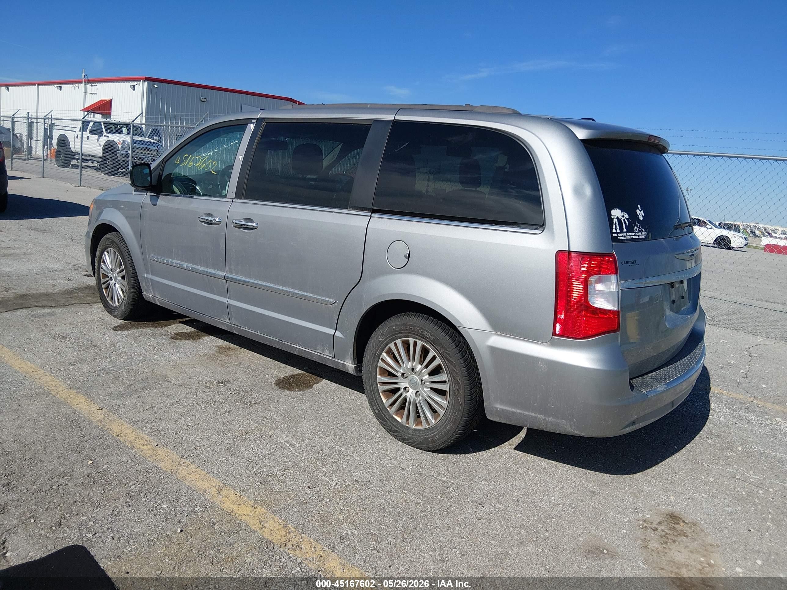 2015 Chrysler Town & Country Touring-l Silver vin: 2C4RC1CG6FR602770