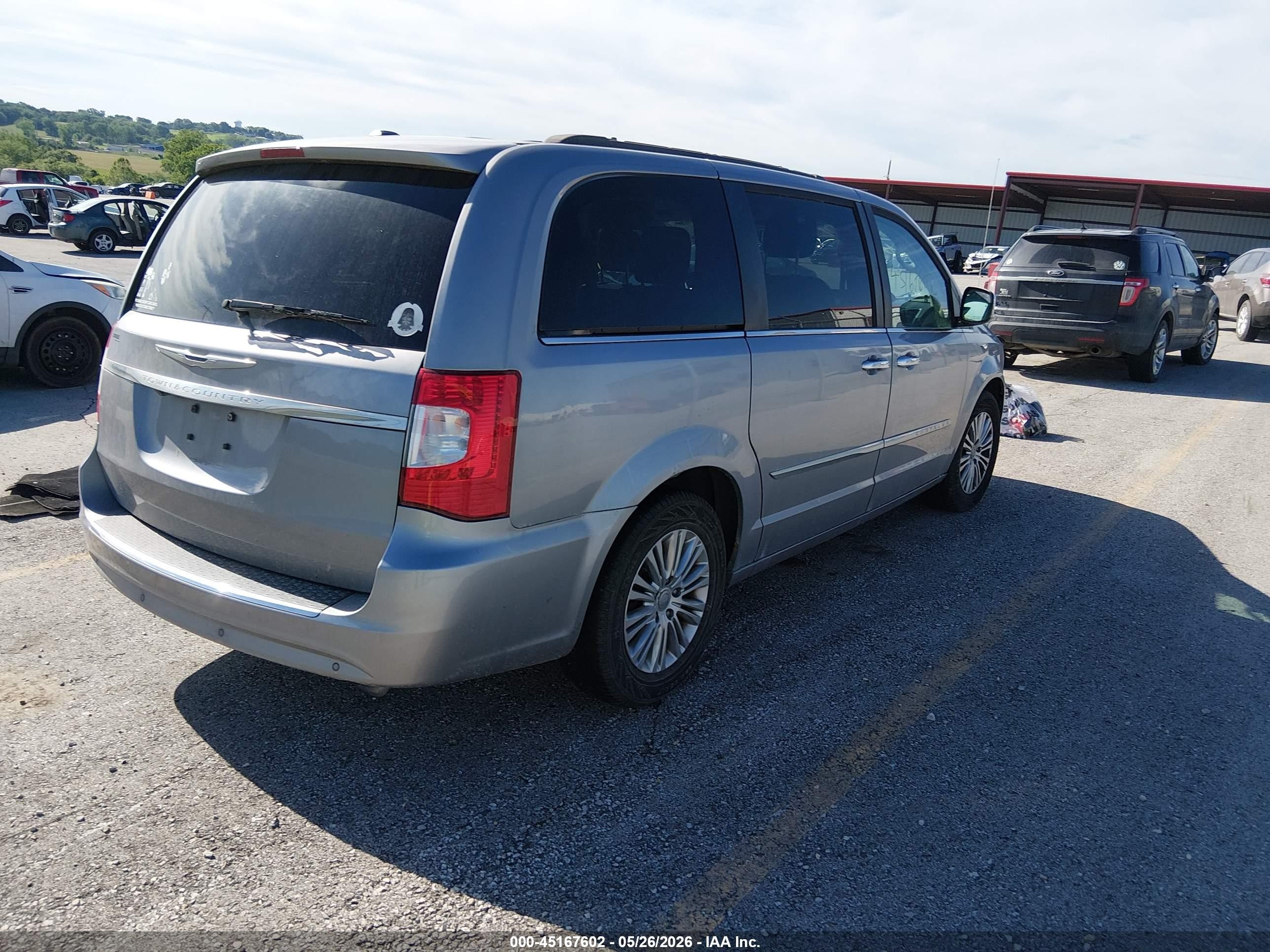 2015 Chrysler Town & Country Touring-l Silver vin: 2C4RC1CG6FR602770