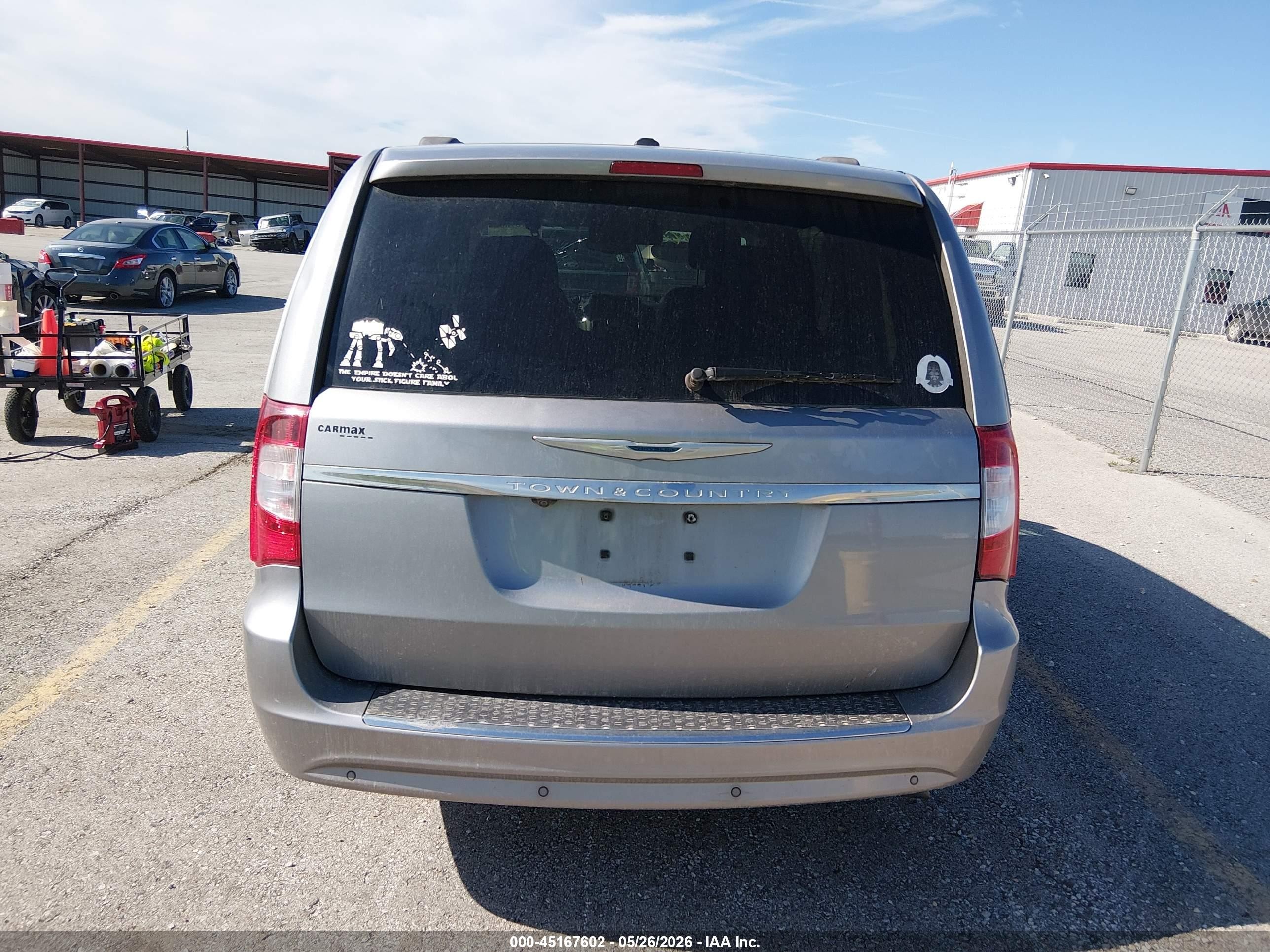 2015 Chrysler Town & Country Touring-l Silver vin: 2C4RC1CG6FR602770