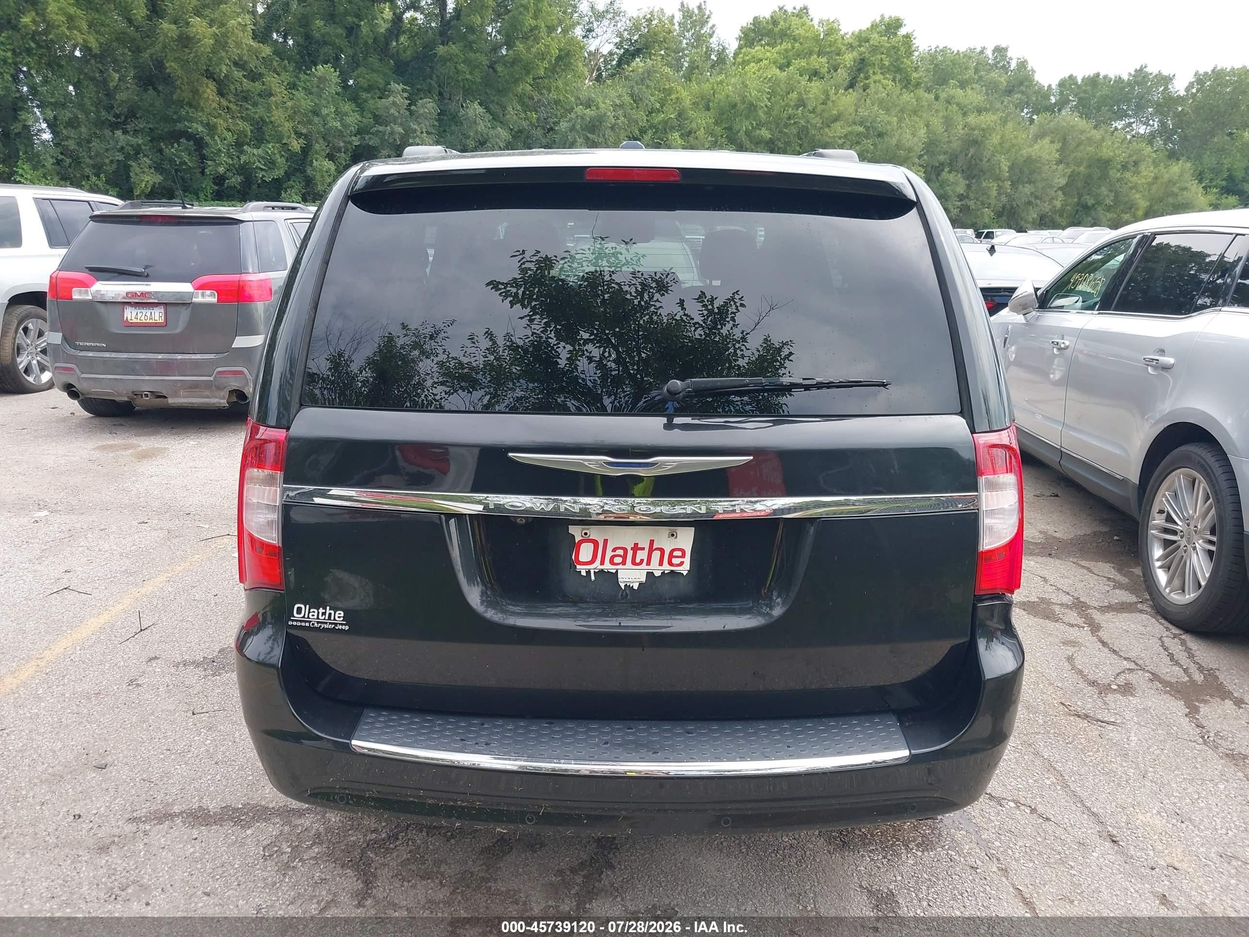 2015 Chrysler Town & Country Touring-l Black vin: 2C4RC1CG6FR742530