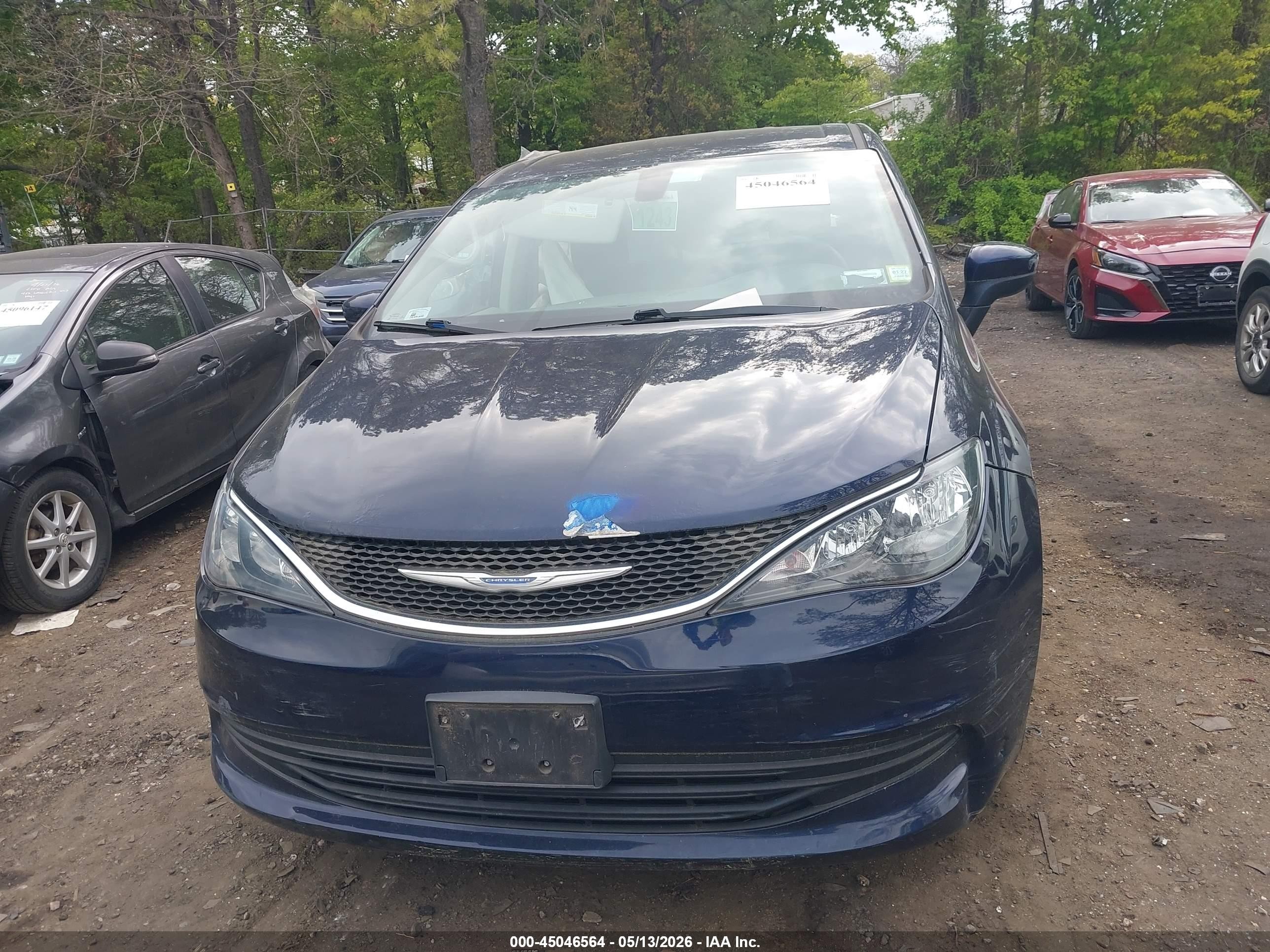 2018 Chrysler Pacifica Lx Blue vin: 2C4RC1CG6JR274839