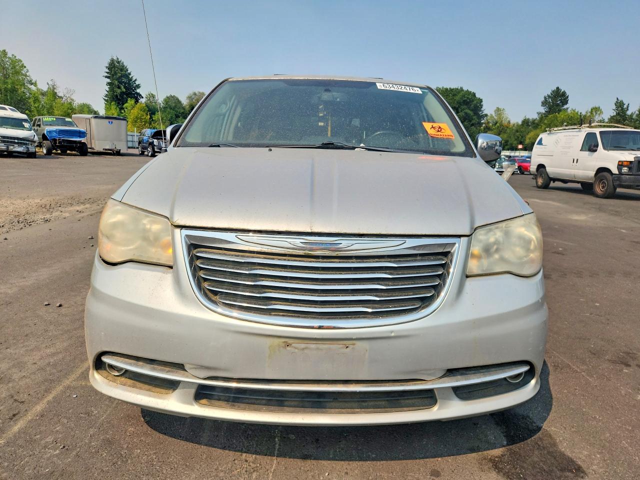 2012 Chrysler Town & Country Touring L Серебряный vin: 2C4RC1CG7CR133135