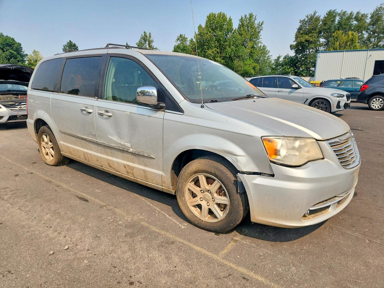 2012 Chrysler Town & Country Touring L Серебряный vin: 2C4RC1CG7CR133135