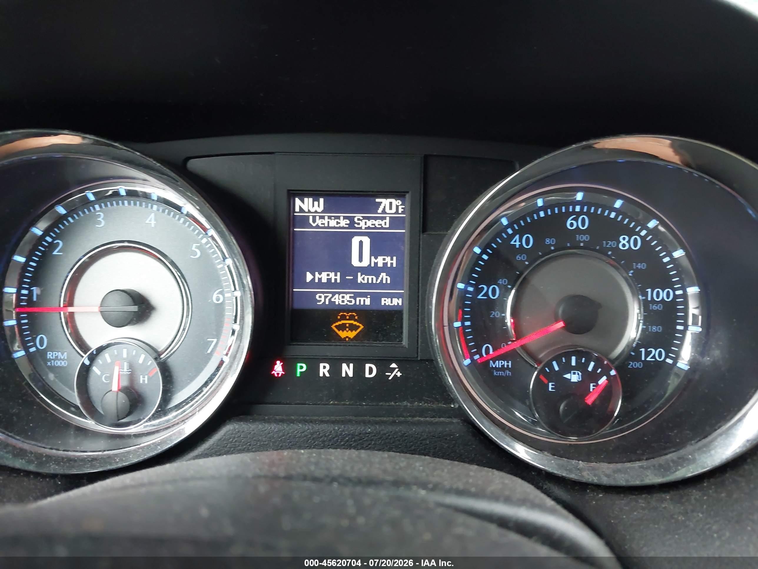 2012 Chrysler Town & Country Touring-l Blue vin: 2C4RC1CG7CR170931