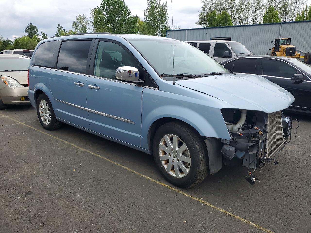 2012 Chrysler Town & Country Touring L Blue vin: 2C4RC1CG7CR383927