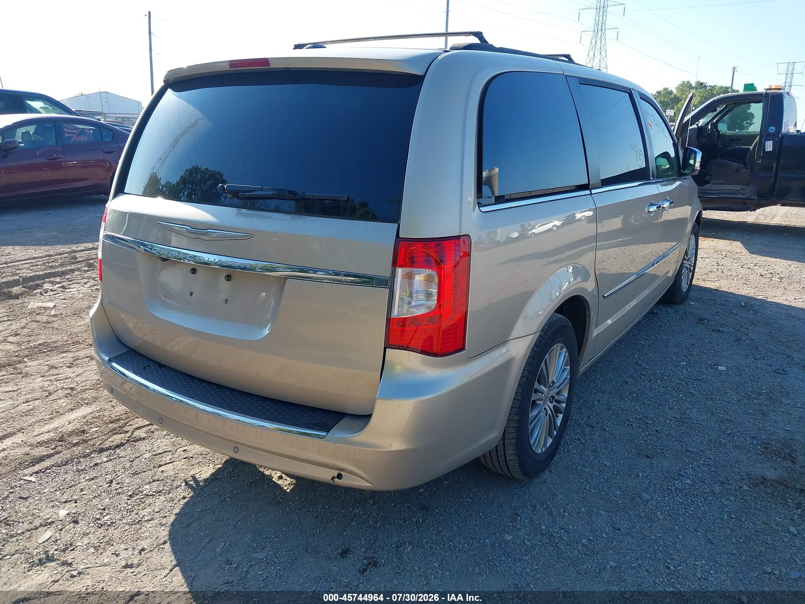 2013 Chrysler Town & Country Touring-l Gold vin: 2C4RC1CG7DR797727