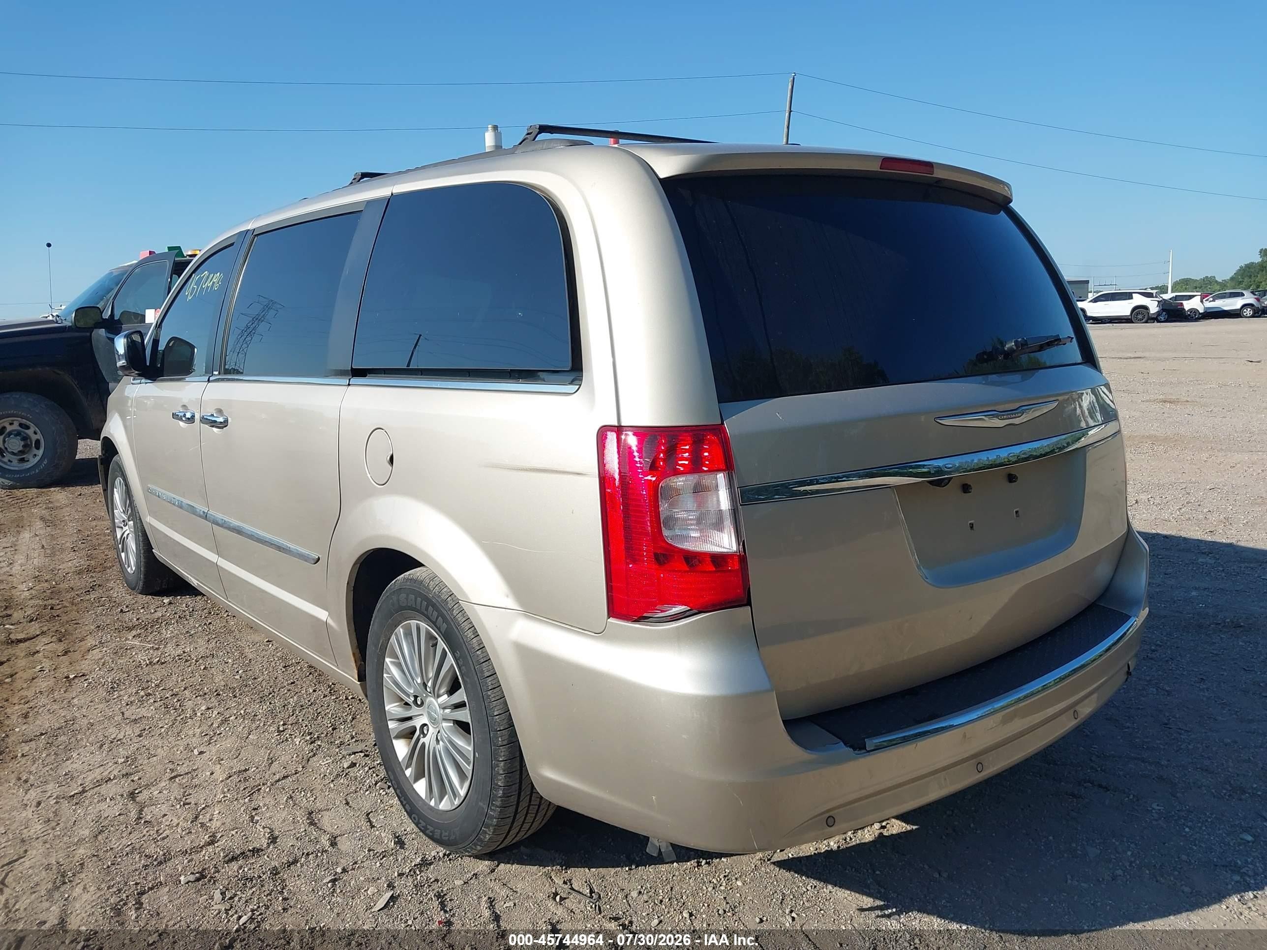 2013 Chrysler Town & Country Touring-l Gold vin: 2C4RC1CG7DR797727