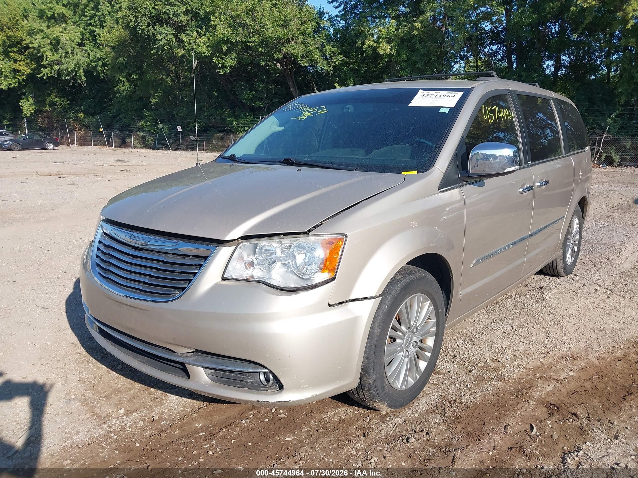 2013 Chrysler Town & Country Touring-l Gold vin: 2C4RC1CG7DR797727