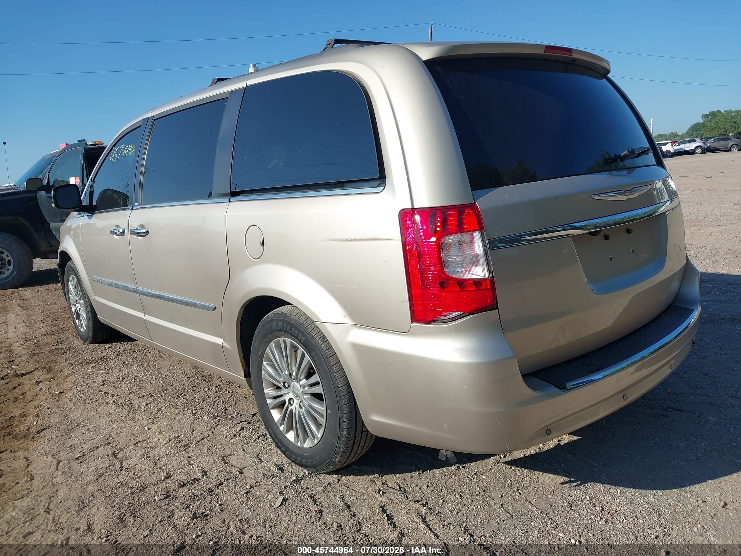 2013 Chrysler Town & Country Touring-l Gold vin: 2C4RC1CG7DR797727