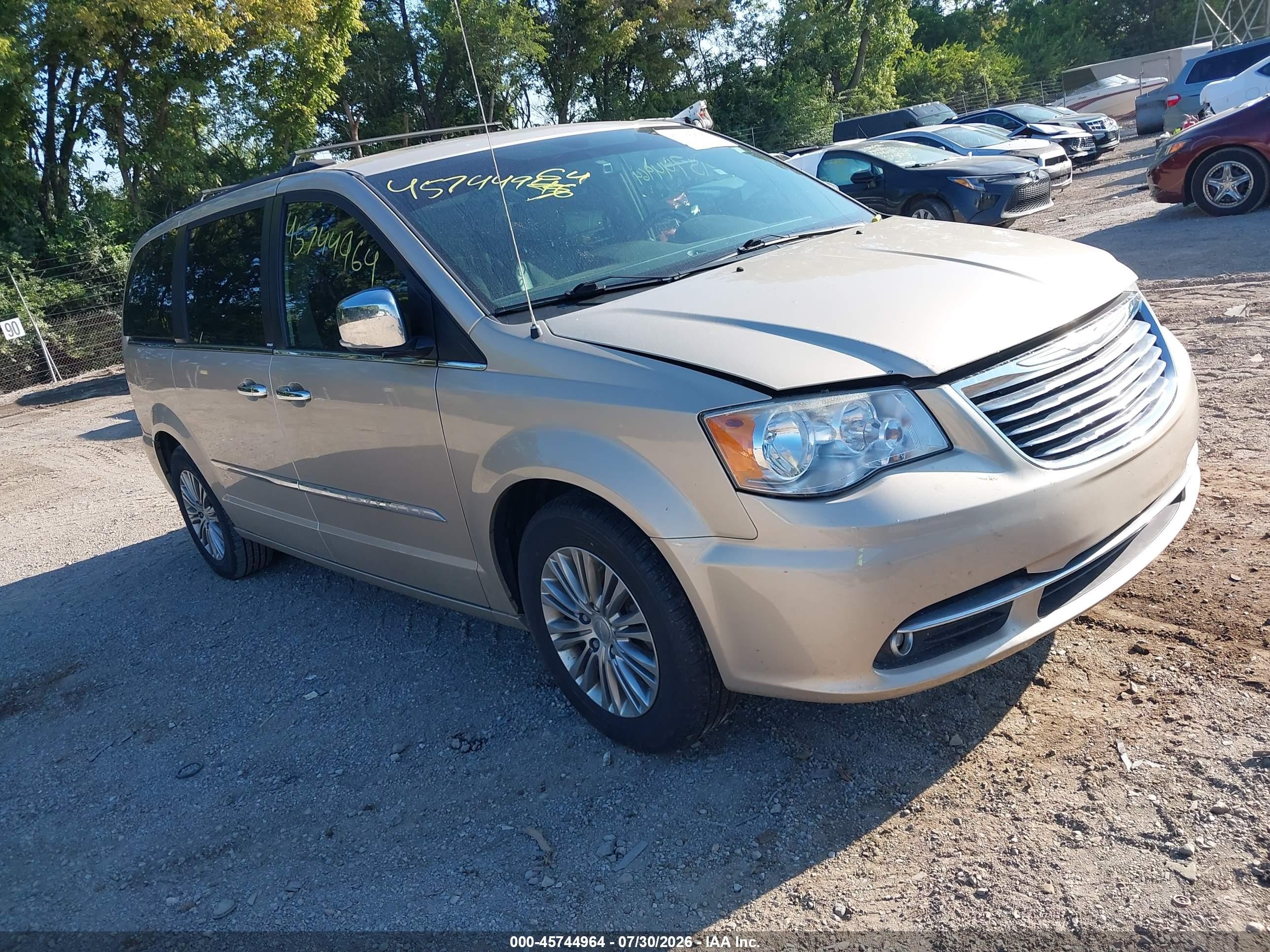 2013 Chrysler Town & Country Touring-l Gold vin: 2C4RC1CG7DR797727