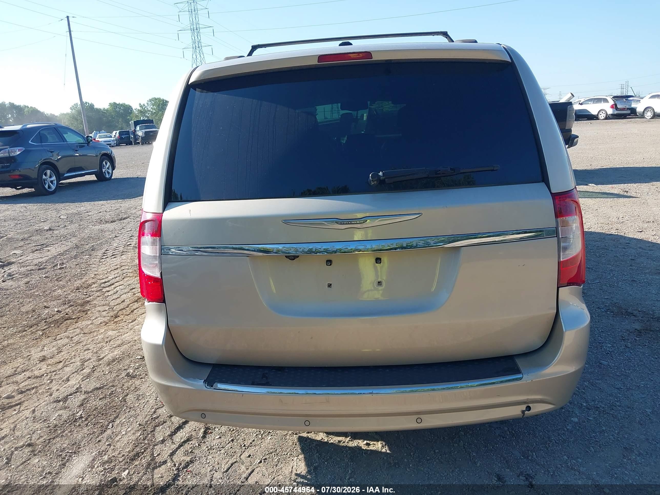 2013 Chrysler Town & Country Touring-l Gold vin: 2C4RC1CG7DR797727