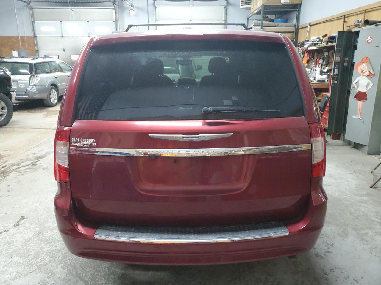 2014 Chrysler Town & Country Touring L Красный vin: 2C4RC1CG7ER169748