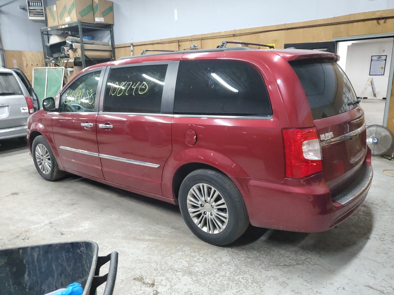 2014 Chrysler Town & Country Touring L Красный vin: 2C4RC1CG7ER169748